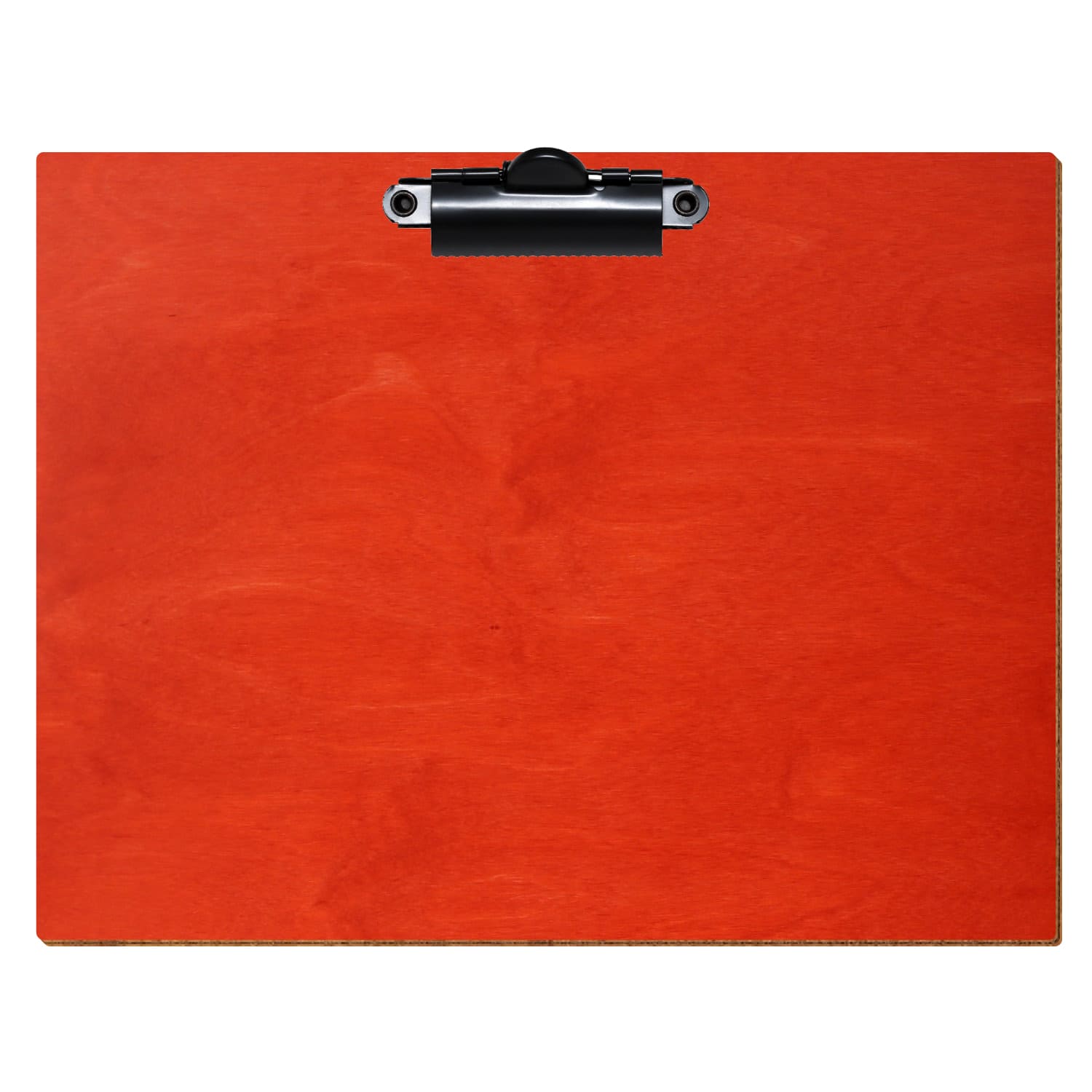 Klemmbrett Standardform Scharlachrot A5 querkant Zahnklemme schwarz