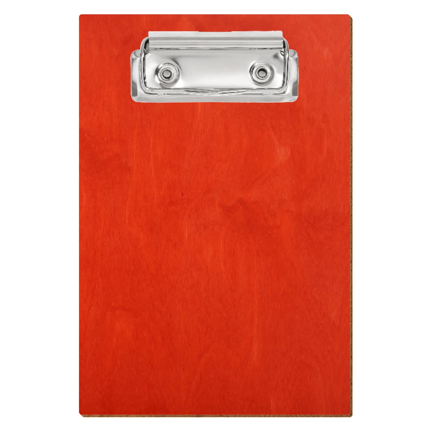 Klemmbrett Standardform Scharlachrot A6 hochkant Bügelklemme silber
