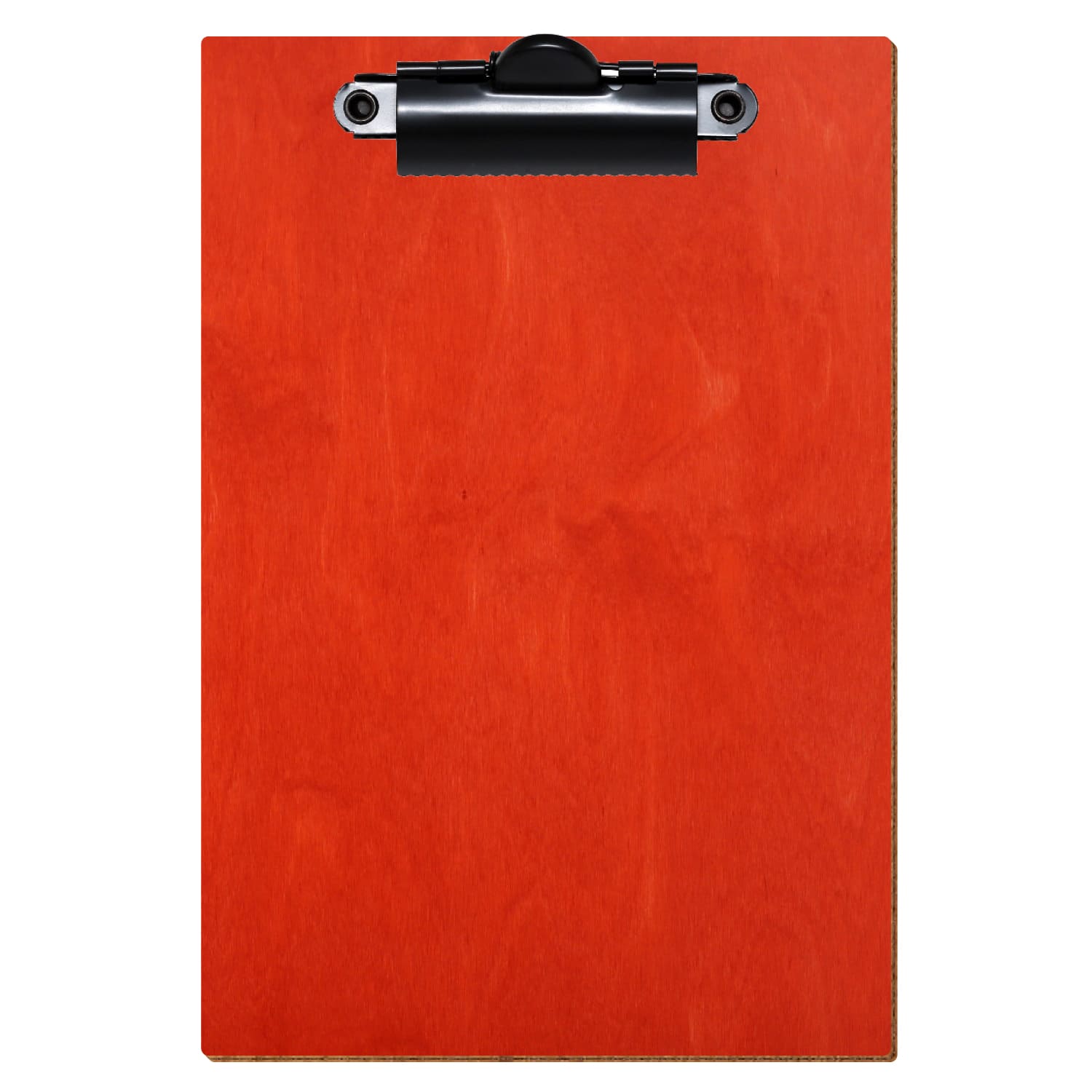 Klemmbrett Standardform Scharlachrot A6 hochkant Zahnklemme schwarz