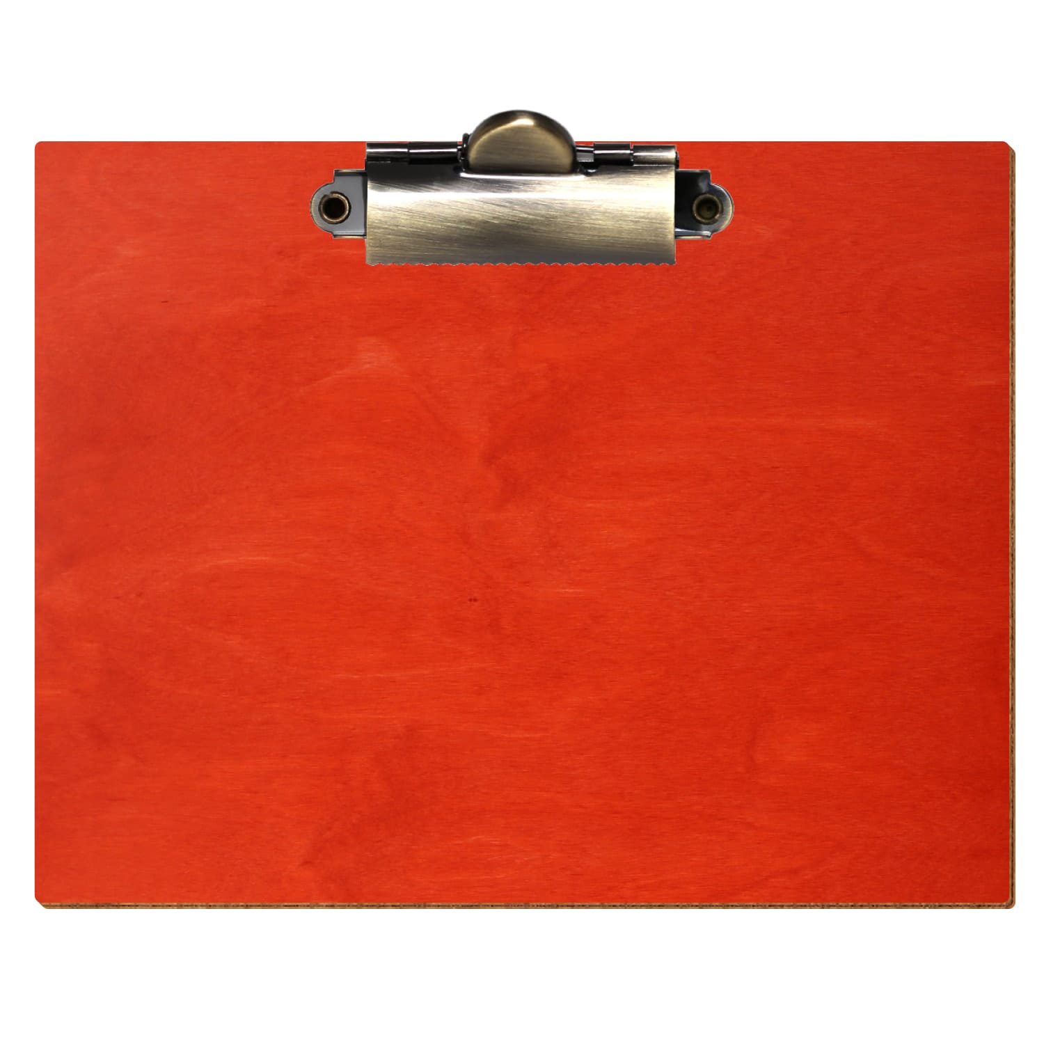 Klemmbrett Standardform Scharlachrot A6 querkant Zahnklemme antik