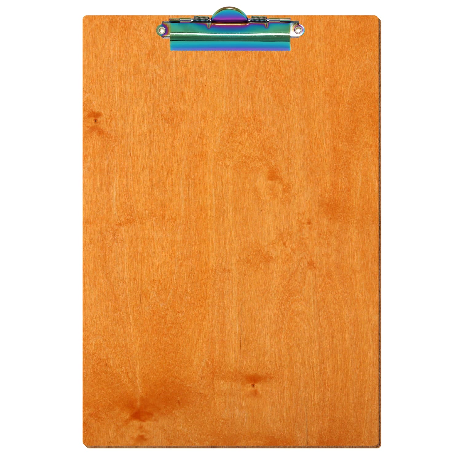 Klemmbrett Standardform Toscana A4 hochkant Zahnklemme Regenbogen