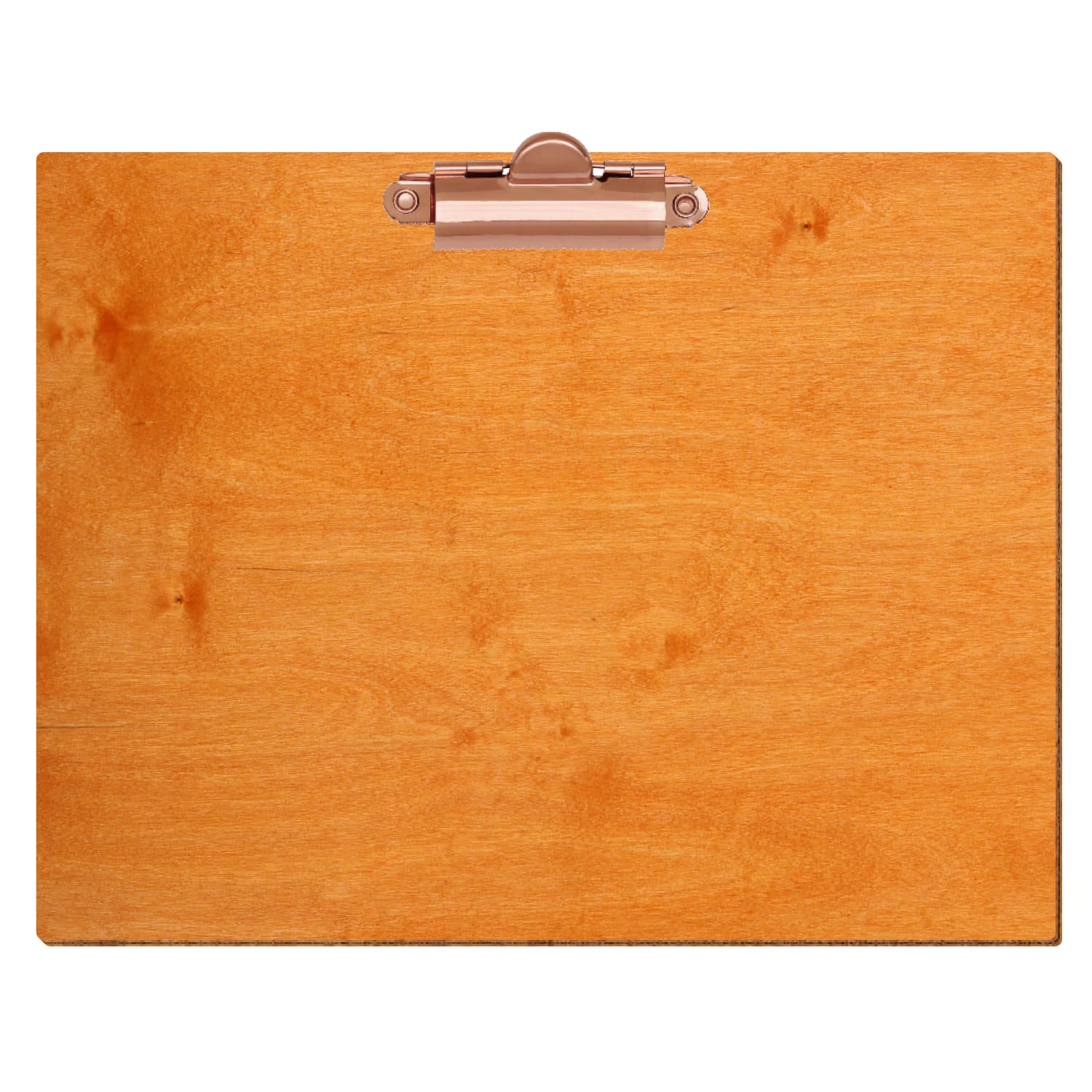 Klemmbrett Standardform Toscana A5 querkant Zahnklemme roségold