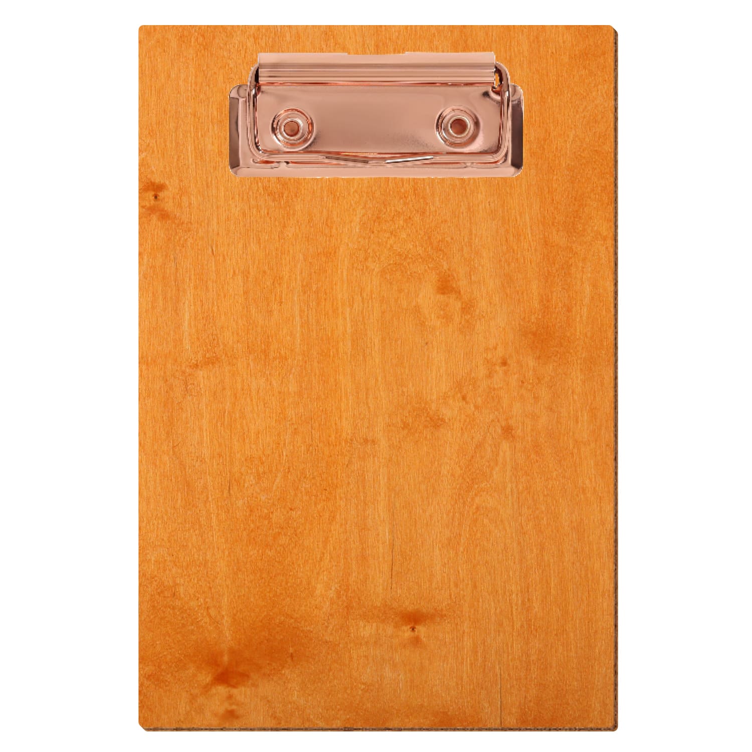 Klemmbrett Standardform Toscana A6 hochkant Bügelklemme roségold