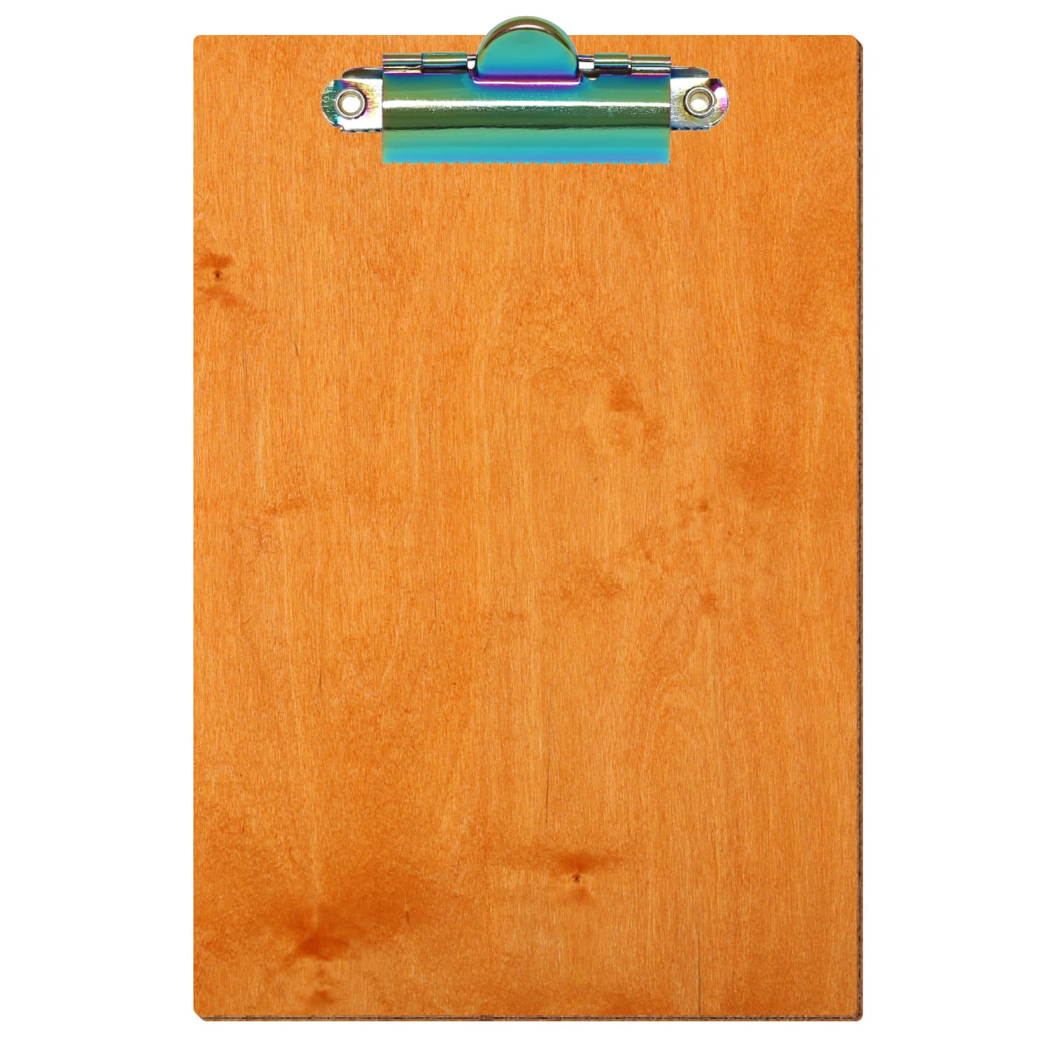 Klemmbrett Standardform Toscana A6 hochkant Zahnklemme Regenbogen