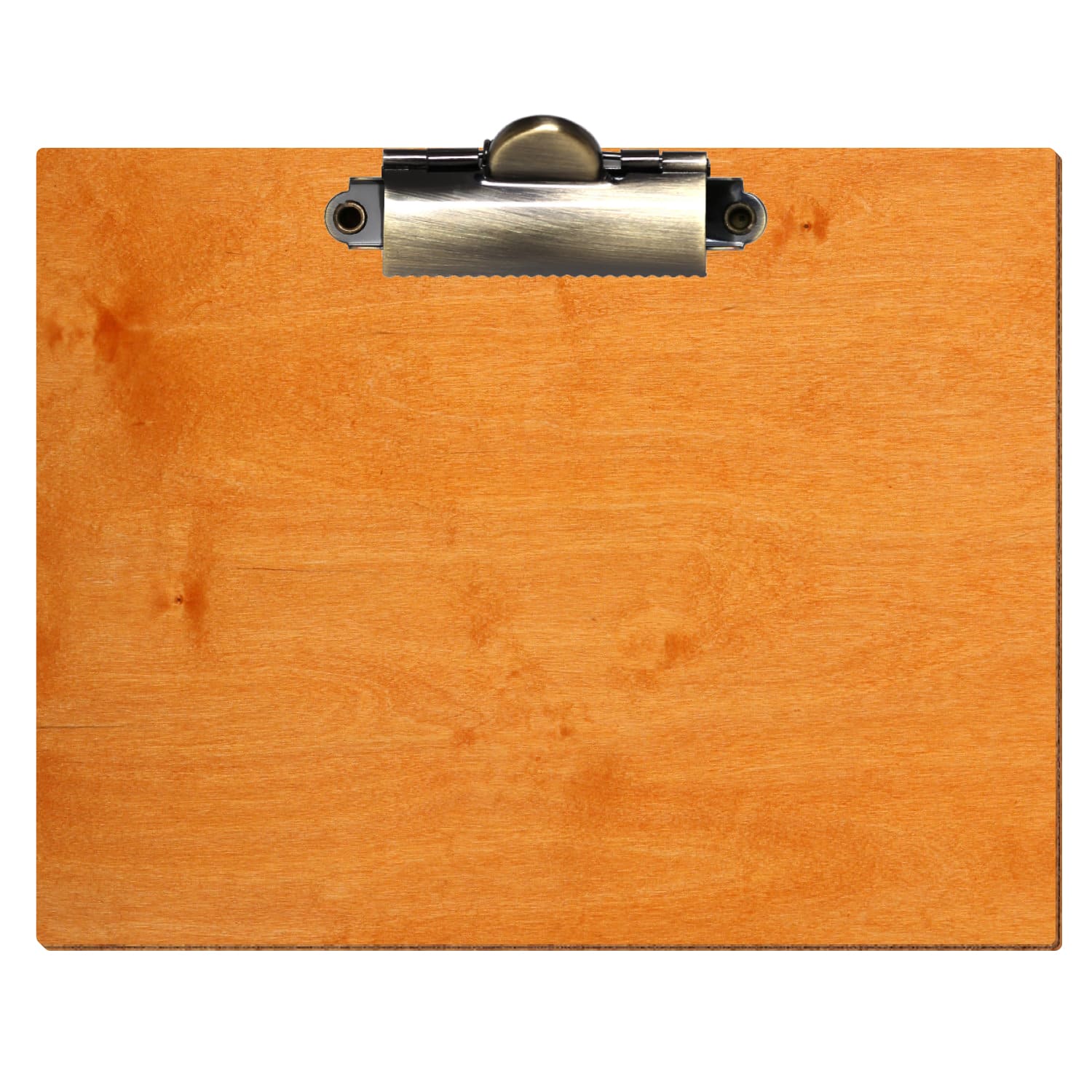 Klemmbrett Standardform Toscana A6 querkant Zahnklemme antik