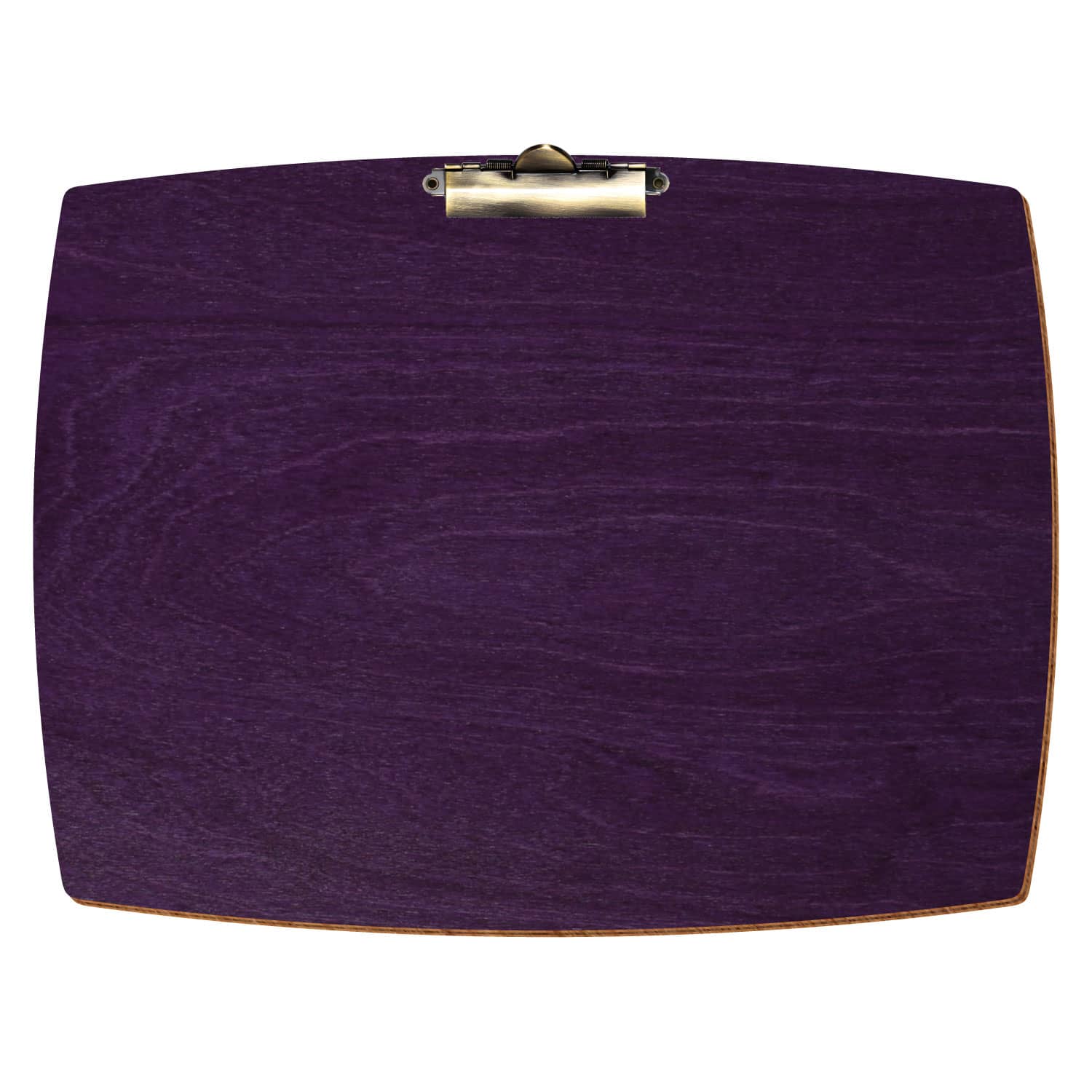 Klemmbrett konvex Lila A3 querkant Zahnklemme antik