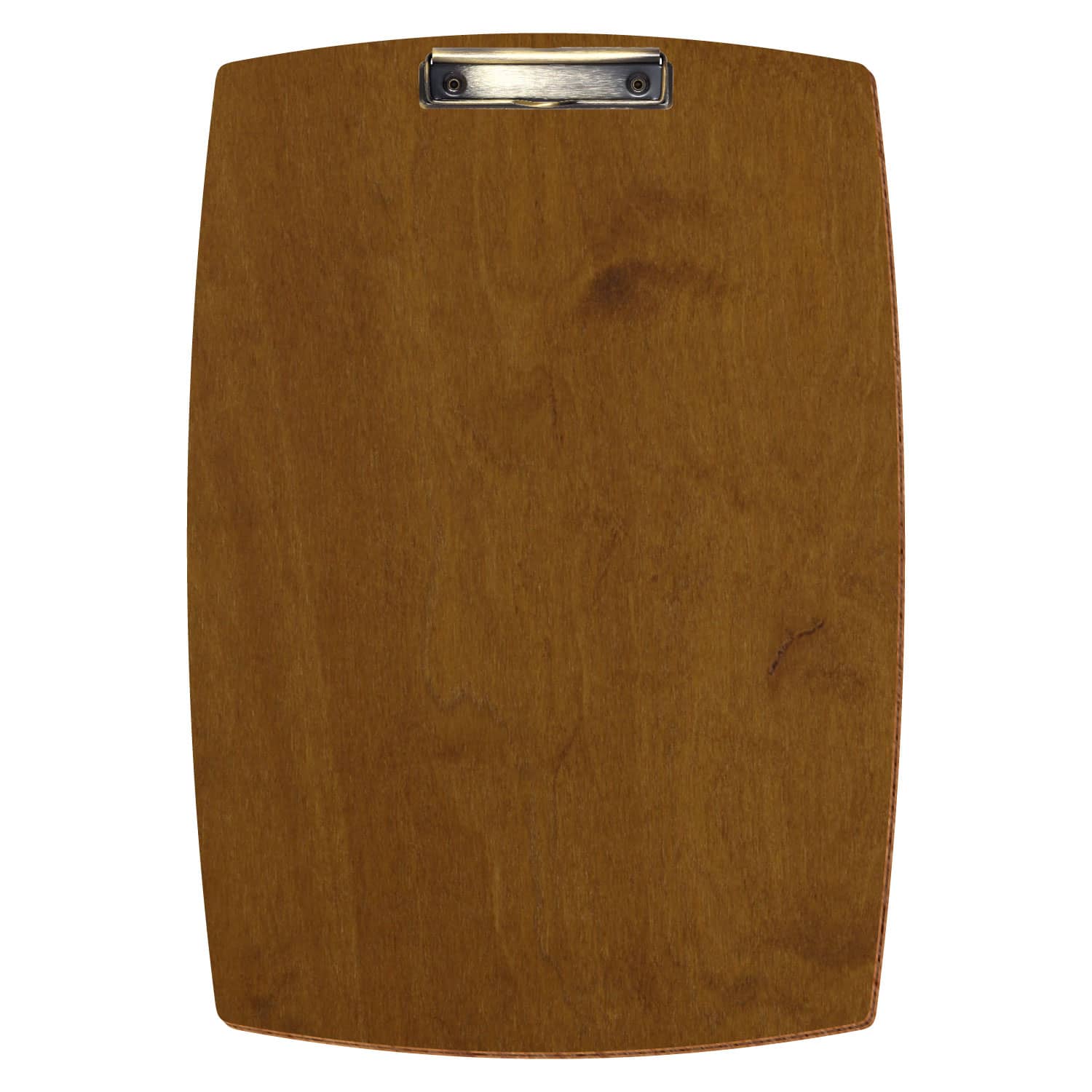 Klemmbrett konvex Teak A3 hochkant Bügelklemme antik