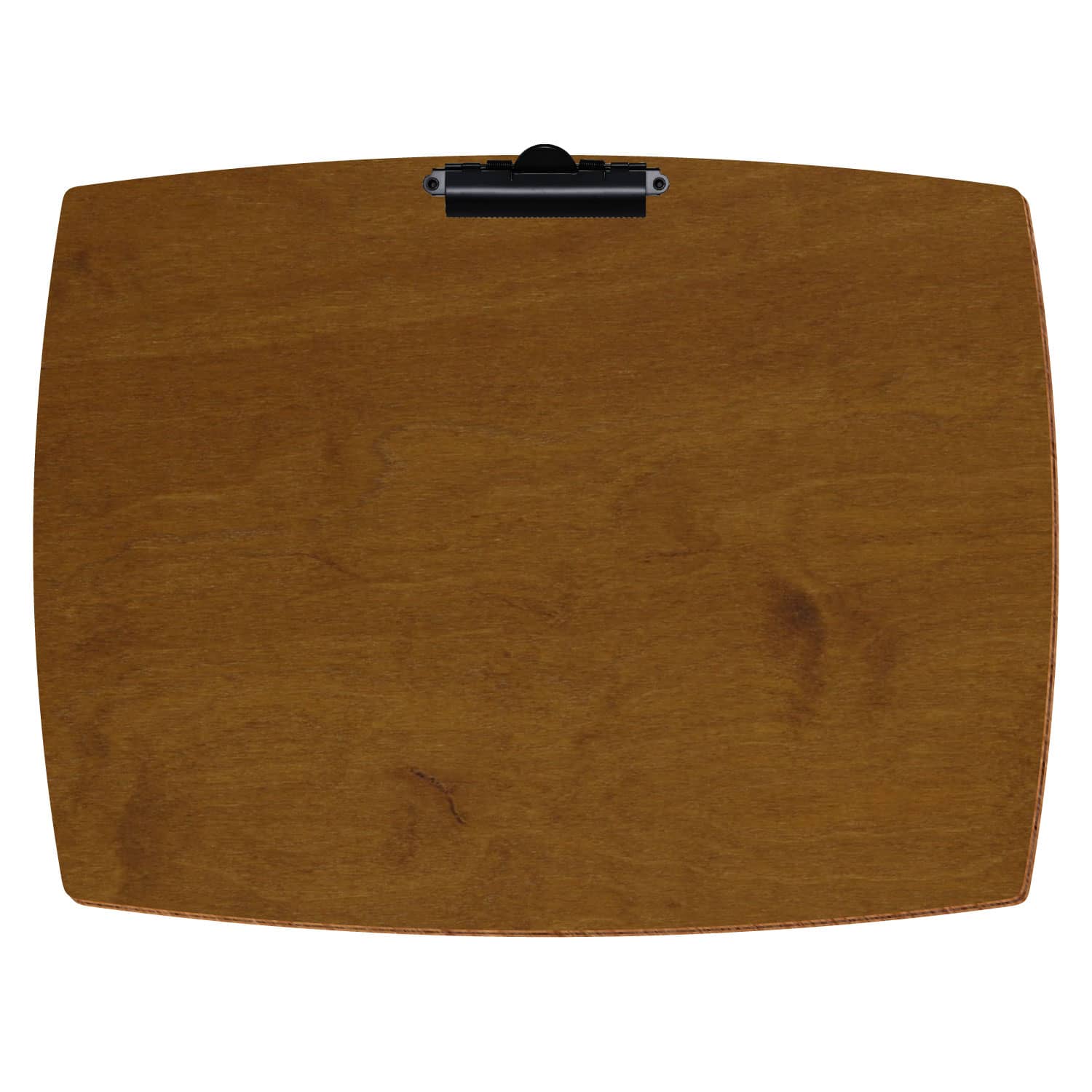 Klemmbrett konvex Teak A3 querkant Zahnklemme schwarz