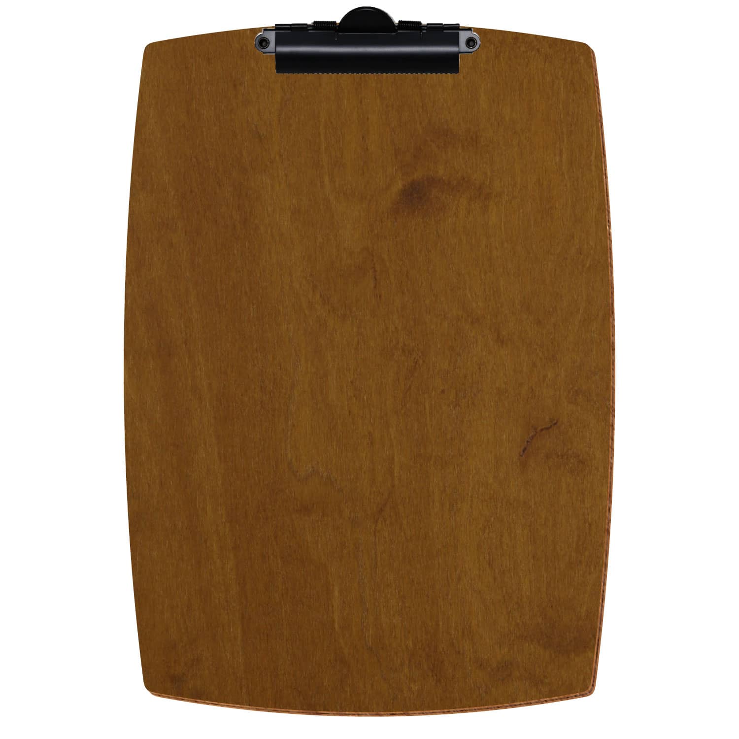 Klemmbrett konvex Teak A4 hochkant Zahnklemme schwarz