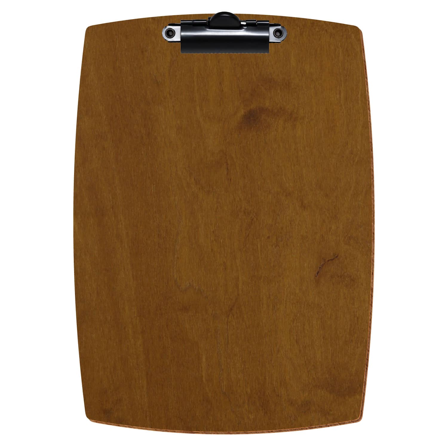Klemmbrett konvex Teak A5 hochkant Zahnklemme schwarz