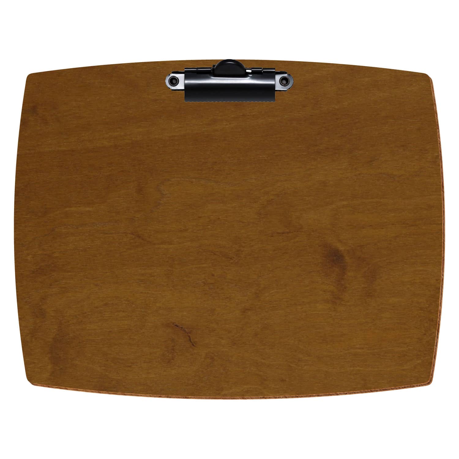 Klemmbrett konvex Teak A5 querkant Zahnklemme schwarz