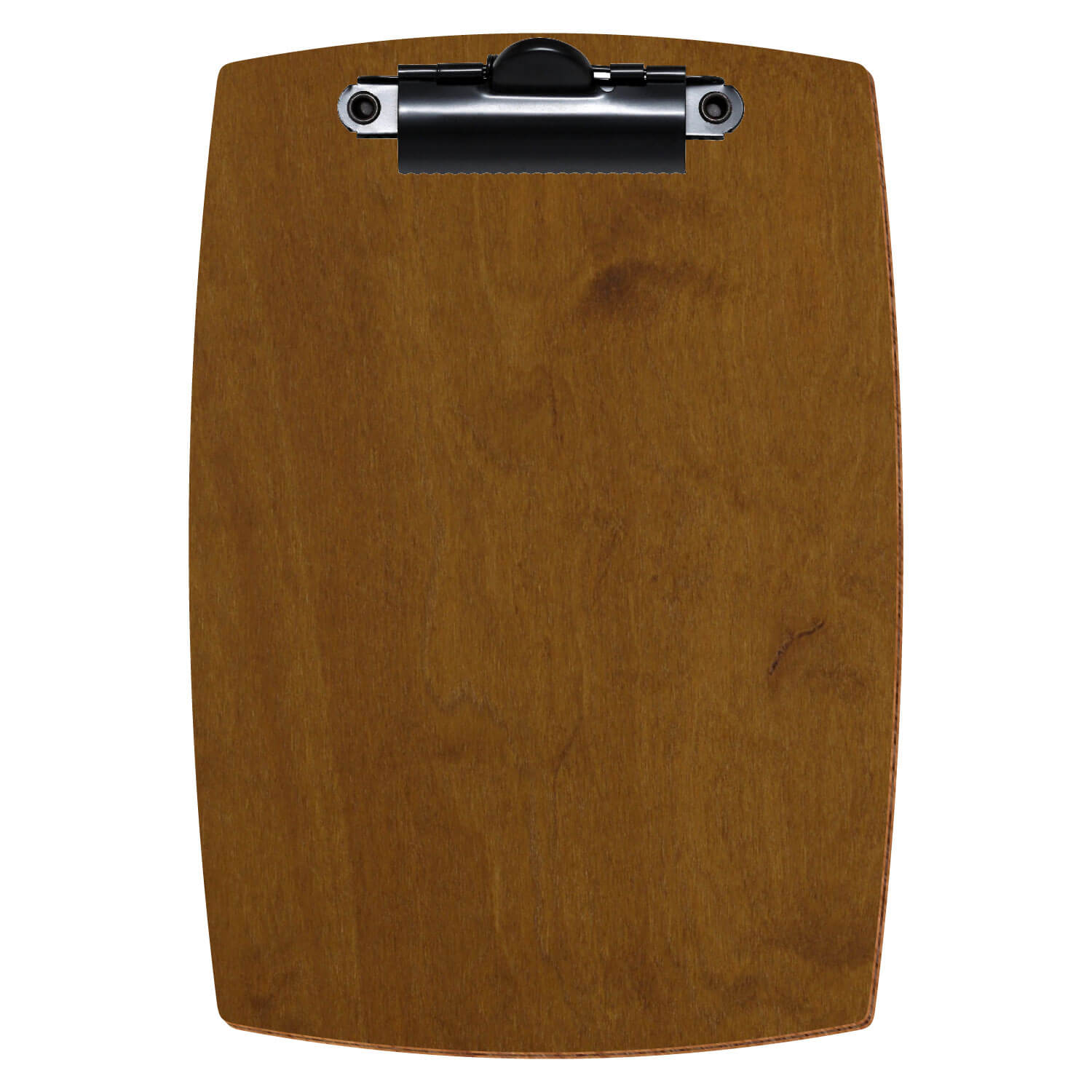 Klemmbrett konvex Teak A6 hochkant Zahnklemme schwarz