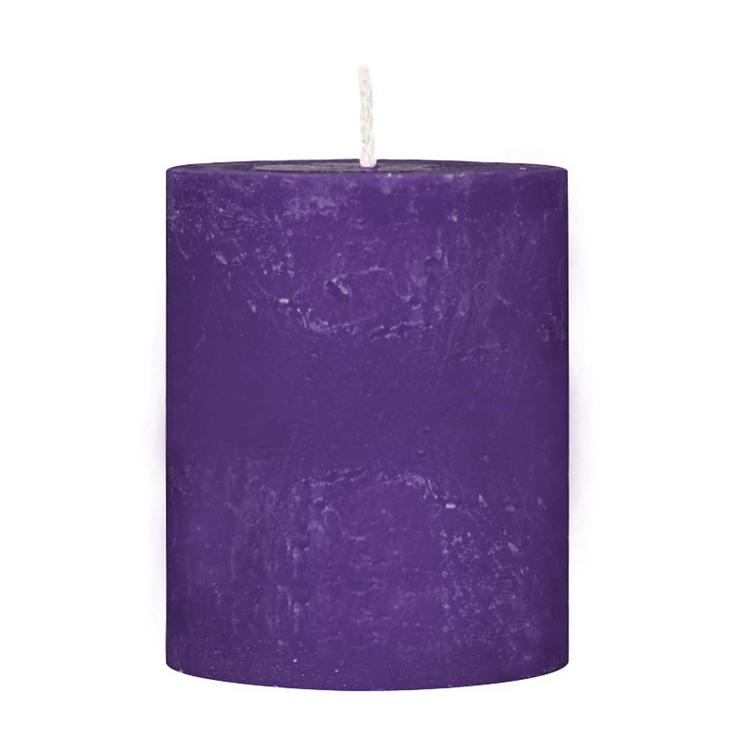Stumpenkerzen rustikal violett