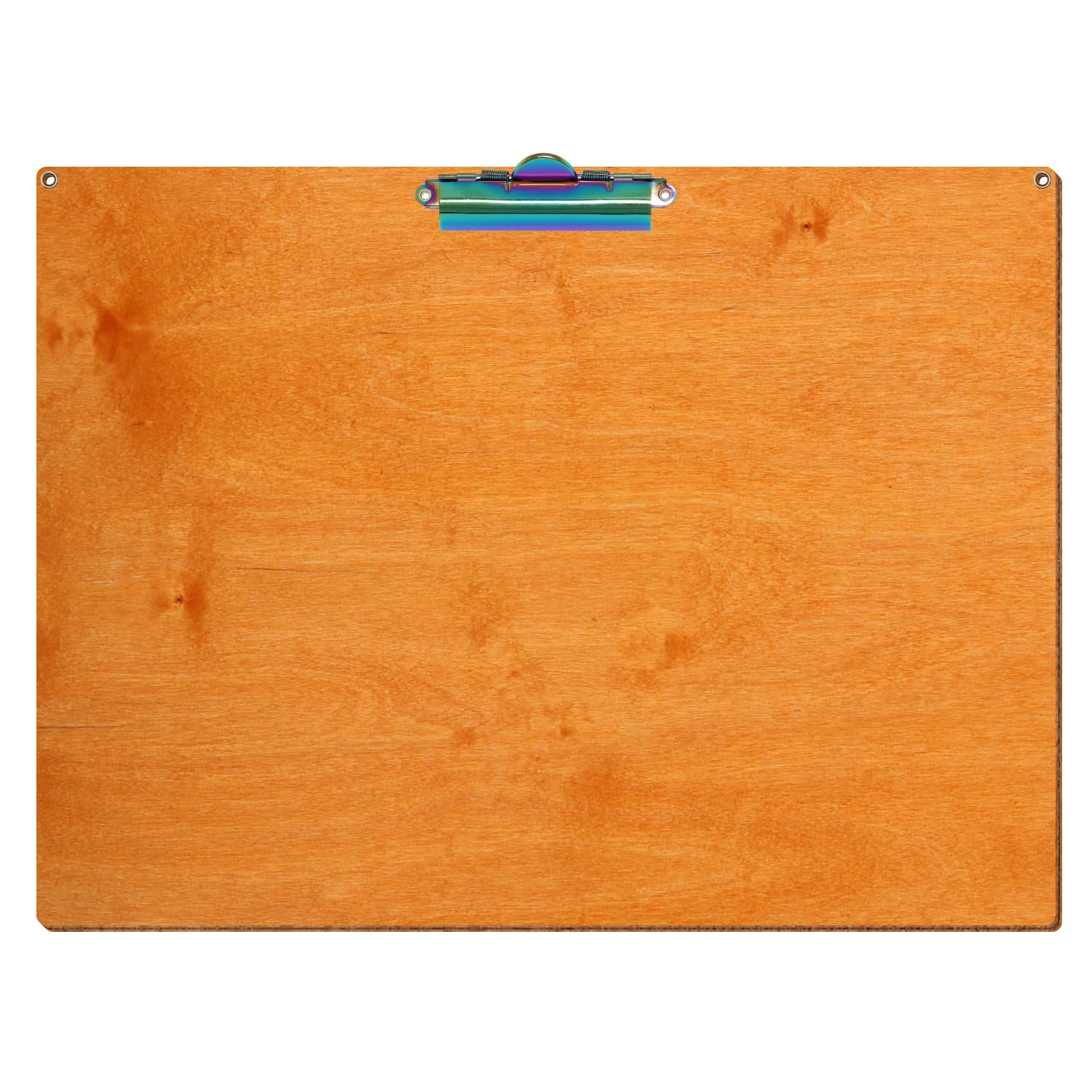 Klemmbrett Standardform Toscana mit 2 Ösen A3 querkant Zahnklemme Regenbogen