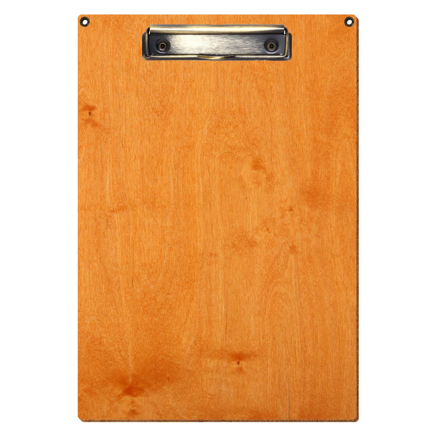 Klemmbrett Standardform Toscana mit 2 Ösen A4 hochkant Bügelklemme antik