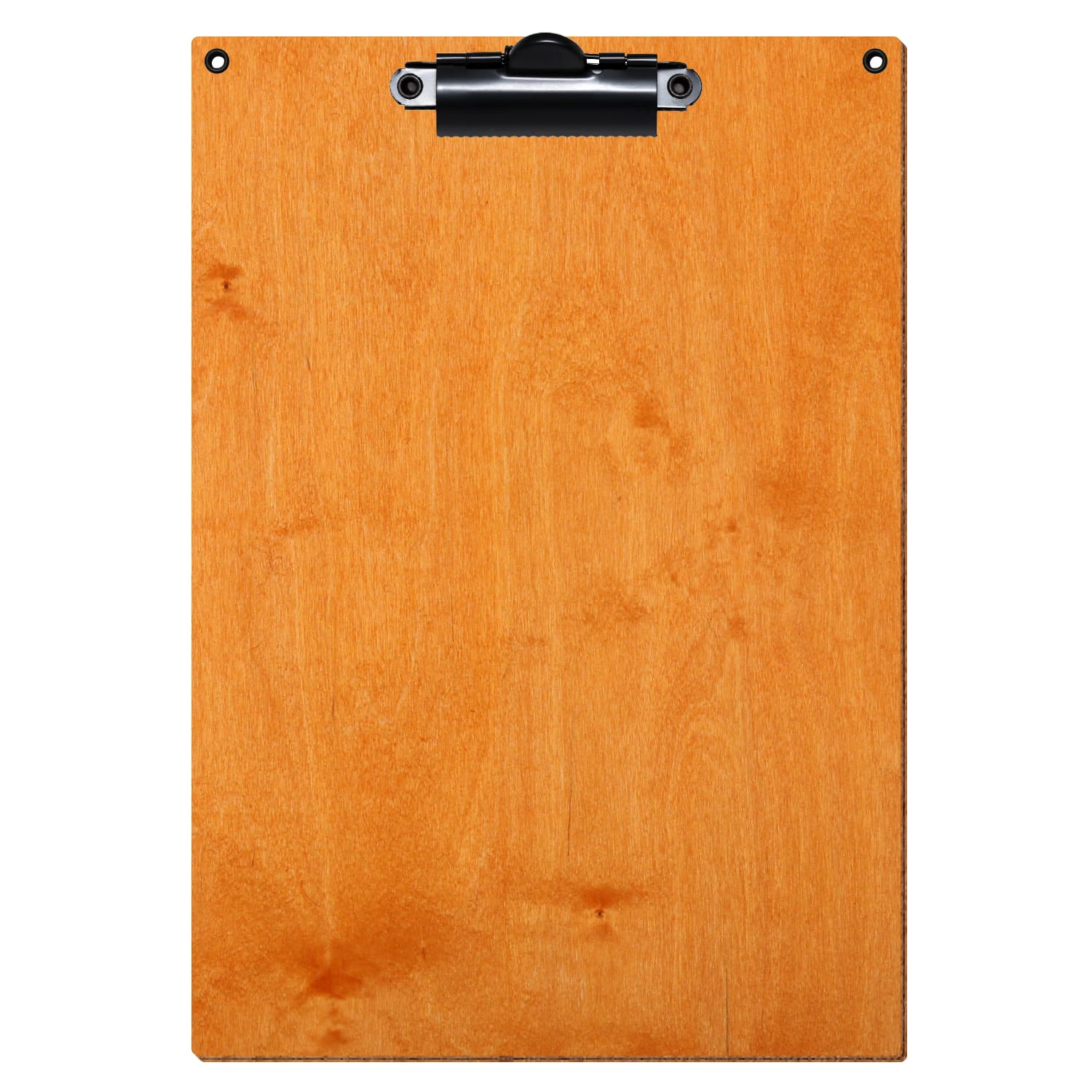 Klemmbrett Standardform Toscana mit 2 Ösen A5 hochkant Zahnklemme schwarz