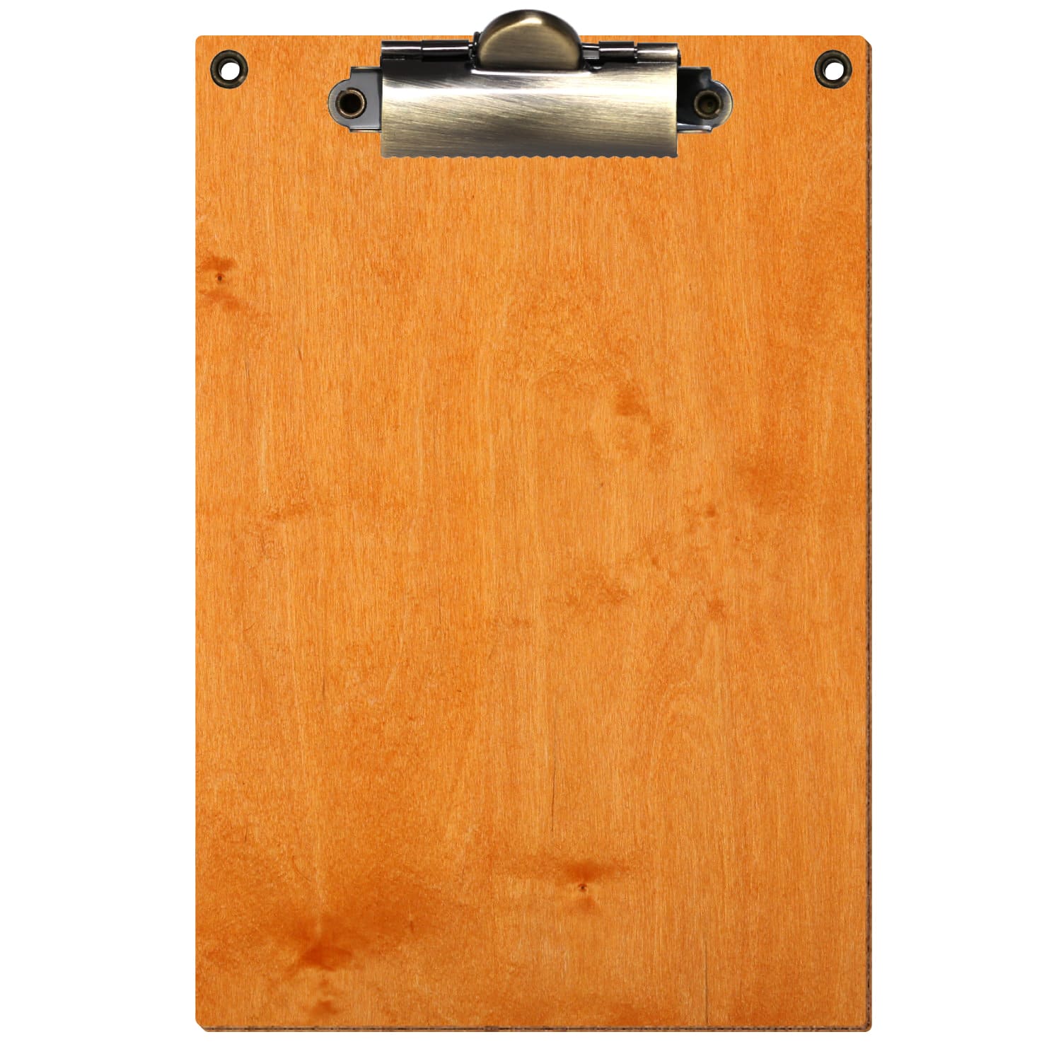 Klemmbrett Standardform Toscana mit 2 Ösen A6 hochkant Zahnklemme antik