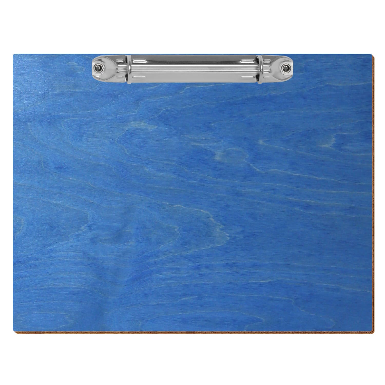 Ringbuchbrett Standardform Kornblumenblau A5 querkant Ringbuchmechanik silber