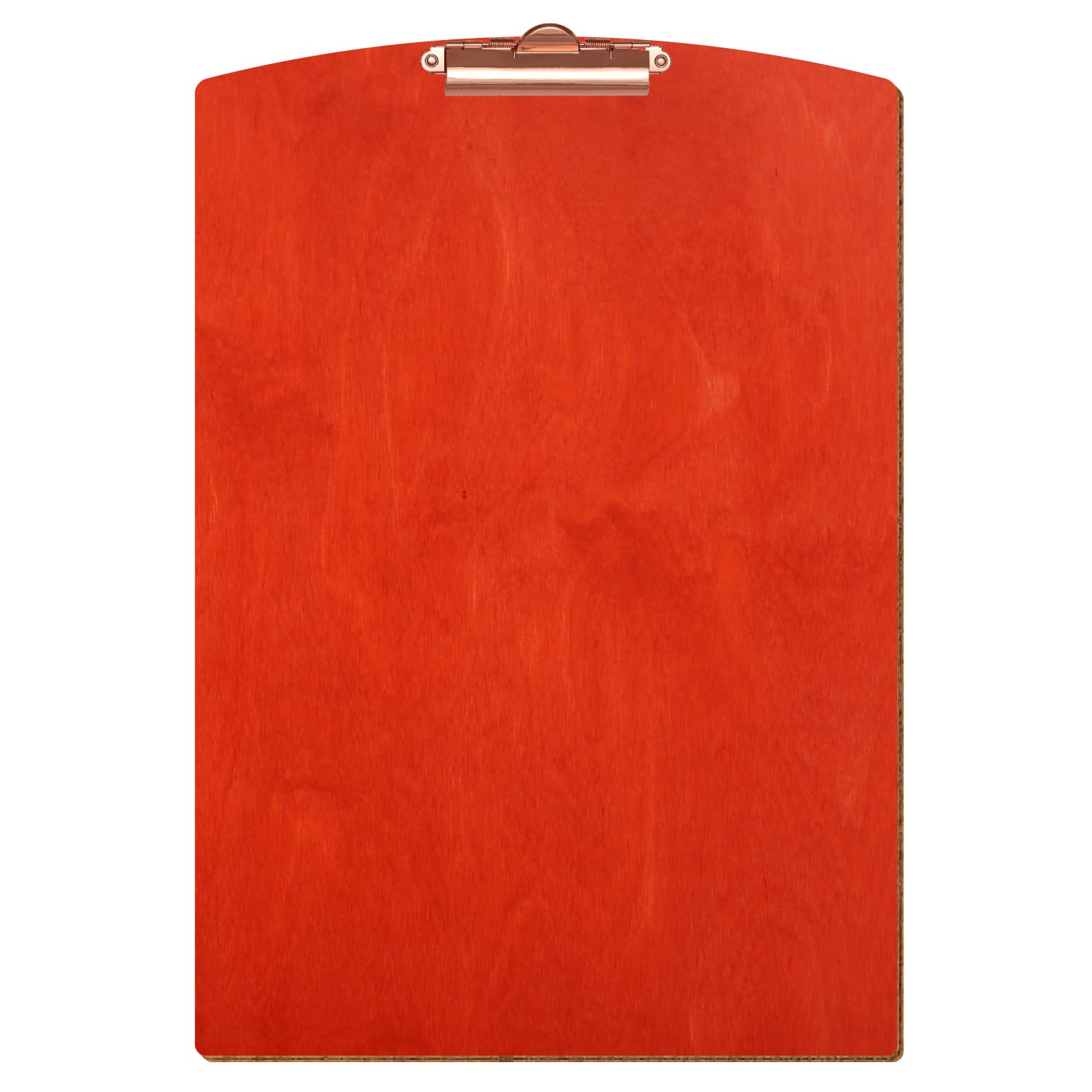 Klemmbrett Segmentform Scharlachrot A3 hochkant Zahnklemme roségold