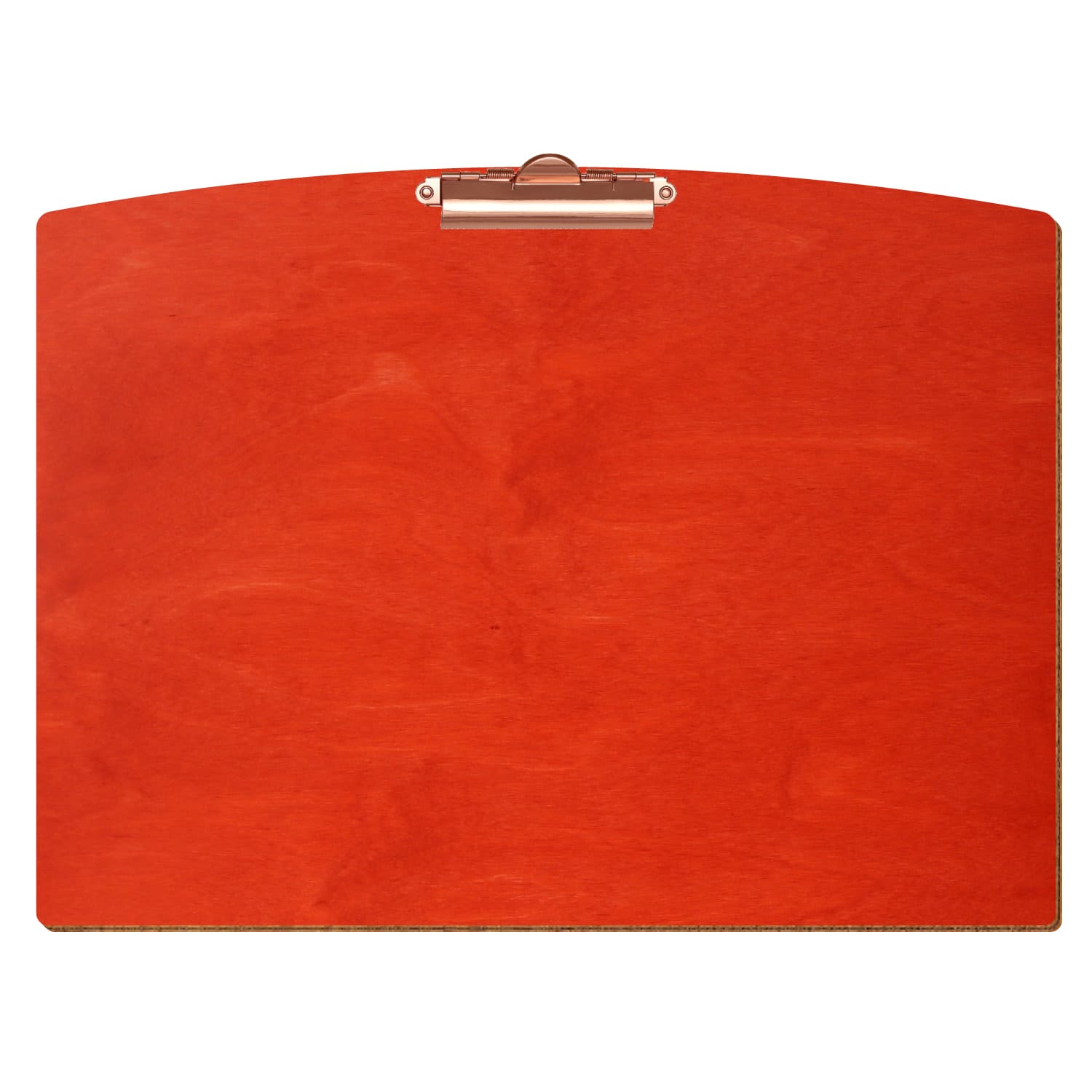 Klemmbrett Segmentform Scharlachrot A3 querkant Zahnklemme roségold