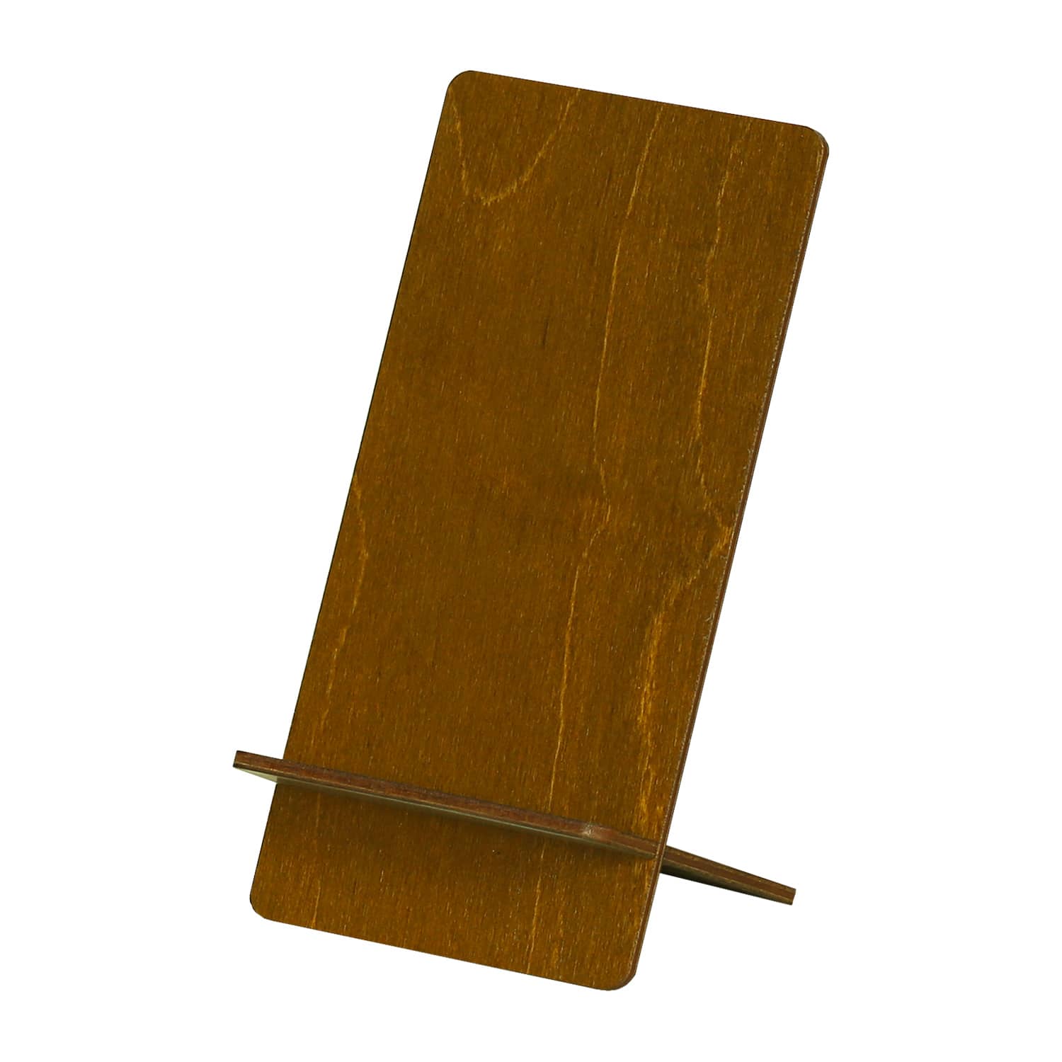 Handyhalter in der Farbe Eiche dunkel