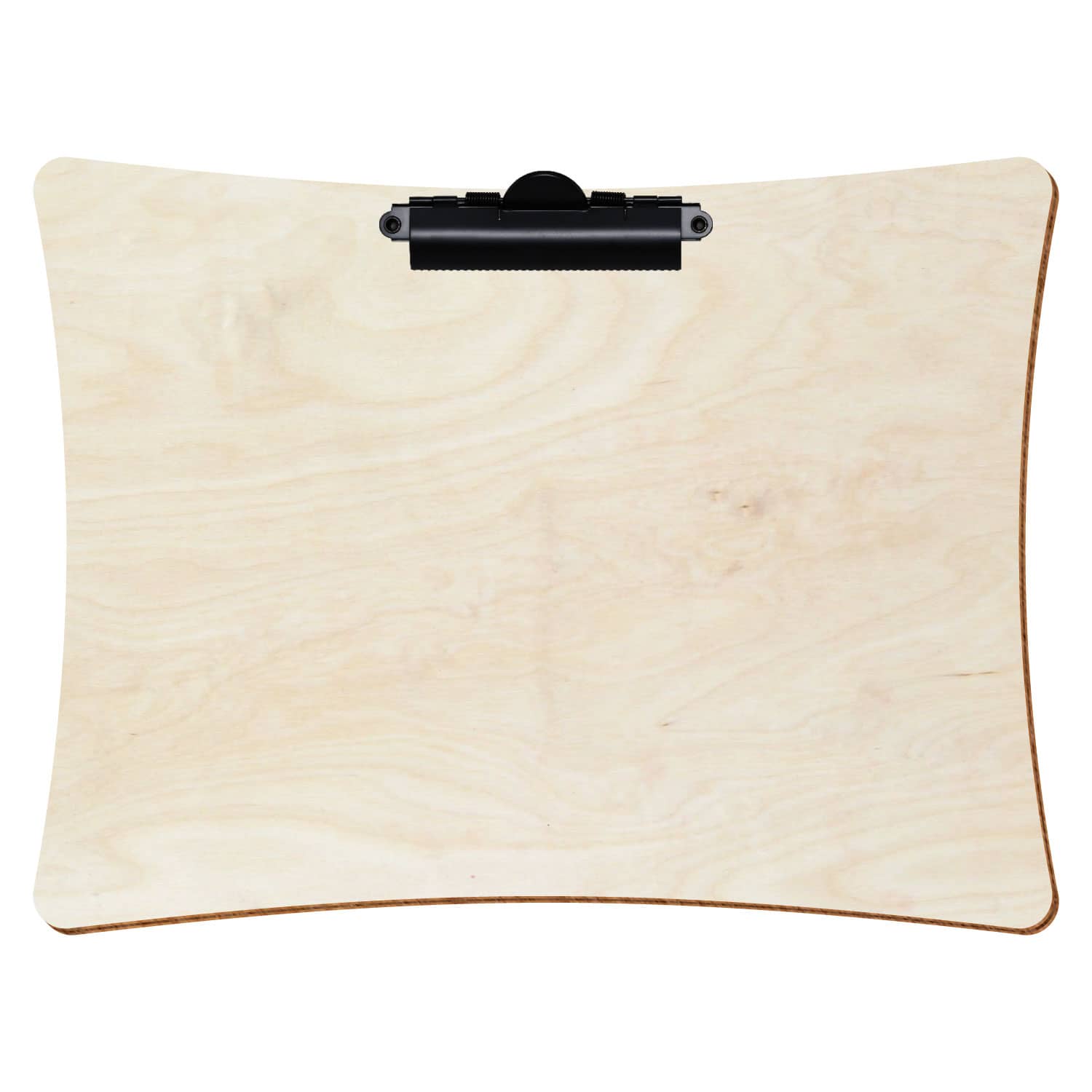 Klemmbrett konkav Birke natur A4 querkant Zahnklemme schwarz