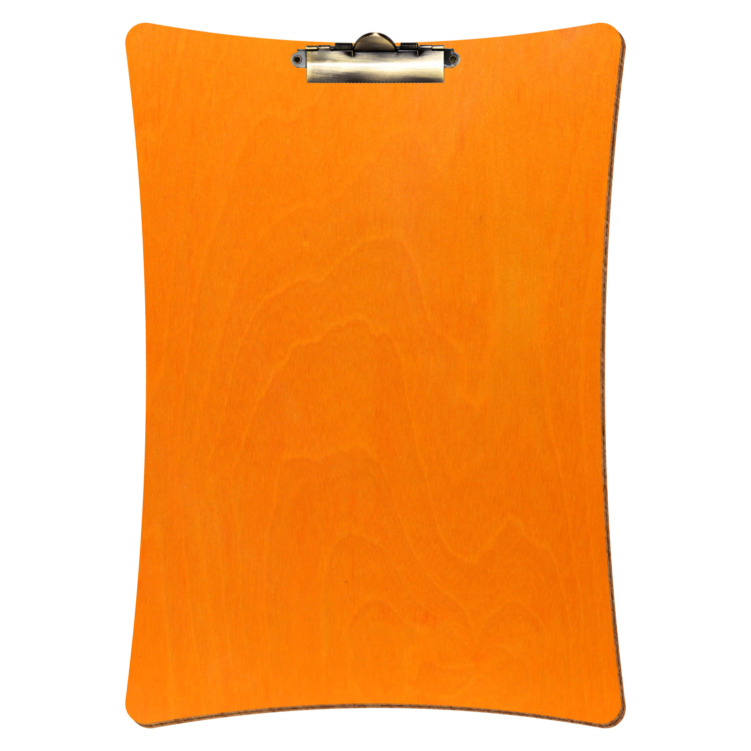 Klemmbrett konkav Orange A3 hochkant Zahnklemme antik