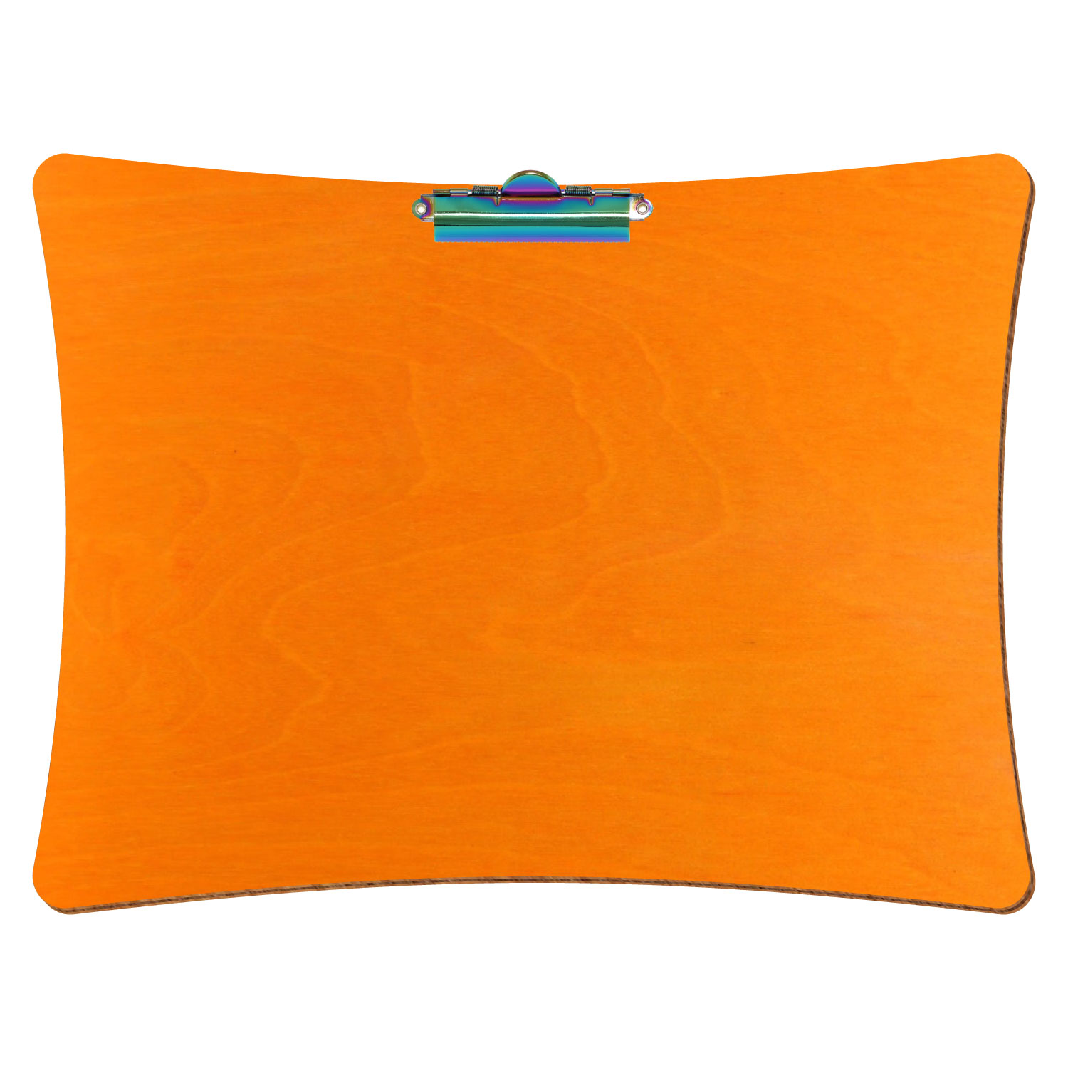 Klemmbrett konkav Orange A3 querkant Zahnklemme Regenbogen