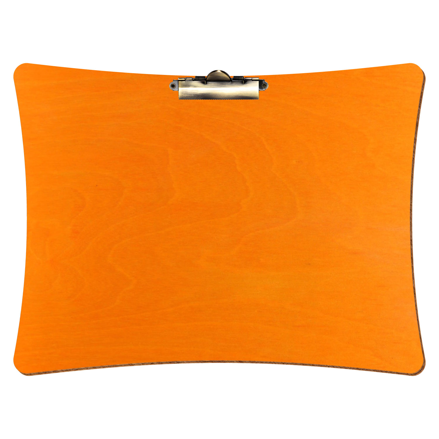 Klemmbrett konkav Orange A3 querkant Zahnklemme antik
