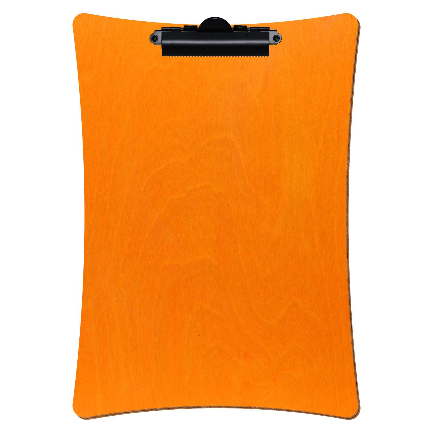 Klemmbrett konkav Orange A4 hochkant Zahnklemme schwarz
