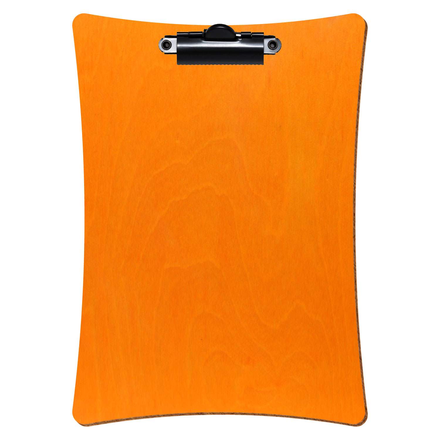 Klemmbrett konkav Orange A5 hochkant Zahnklemme schwarz