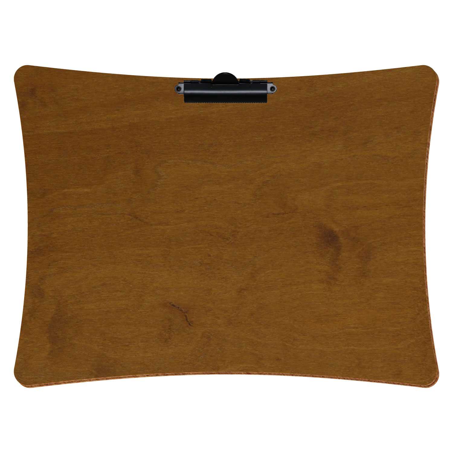 Klemmbrett konkav Teak A3 querkant Zahnklemme schwarz