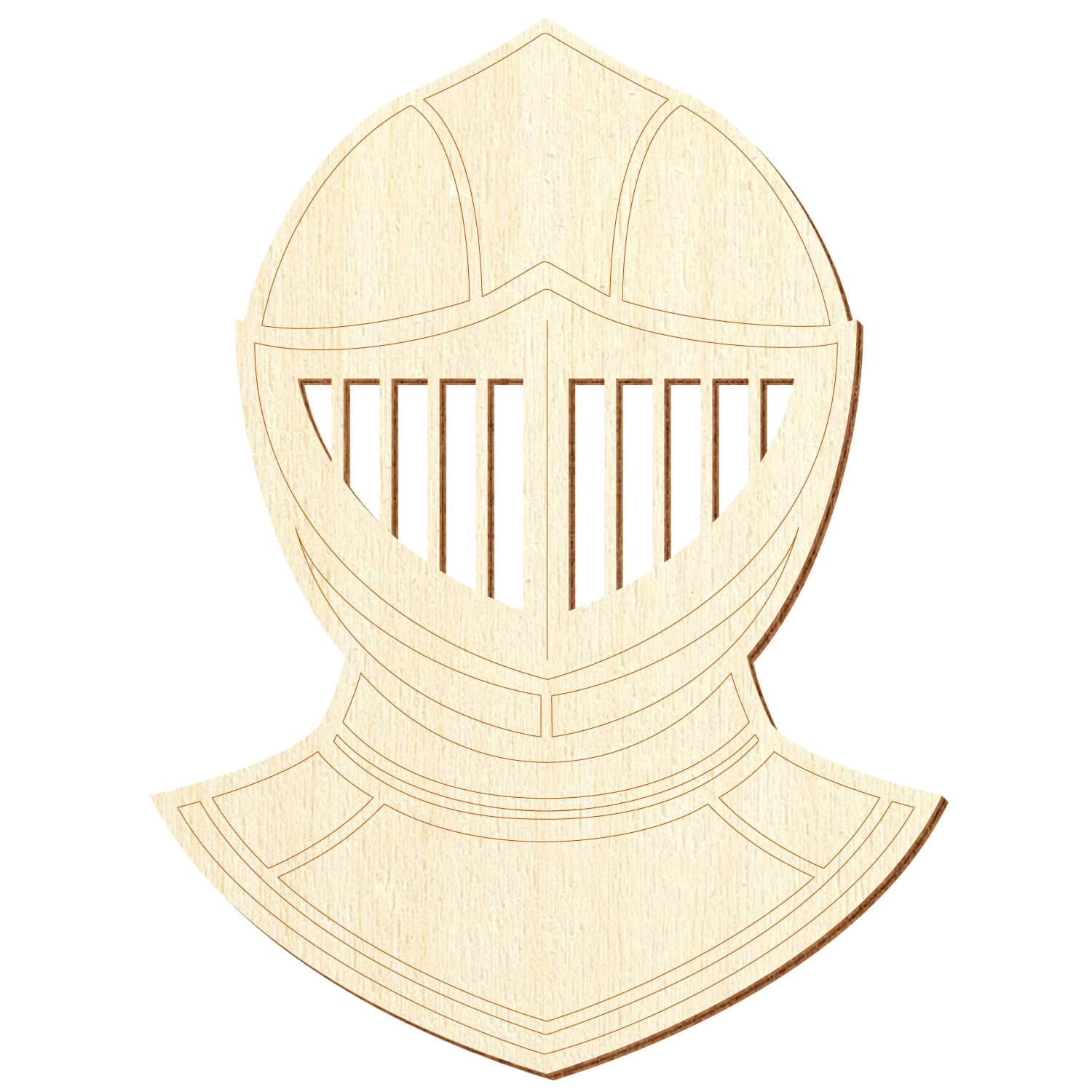 Ritterhelm V2 Holz Zuschnitt 5-50cm