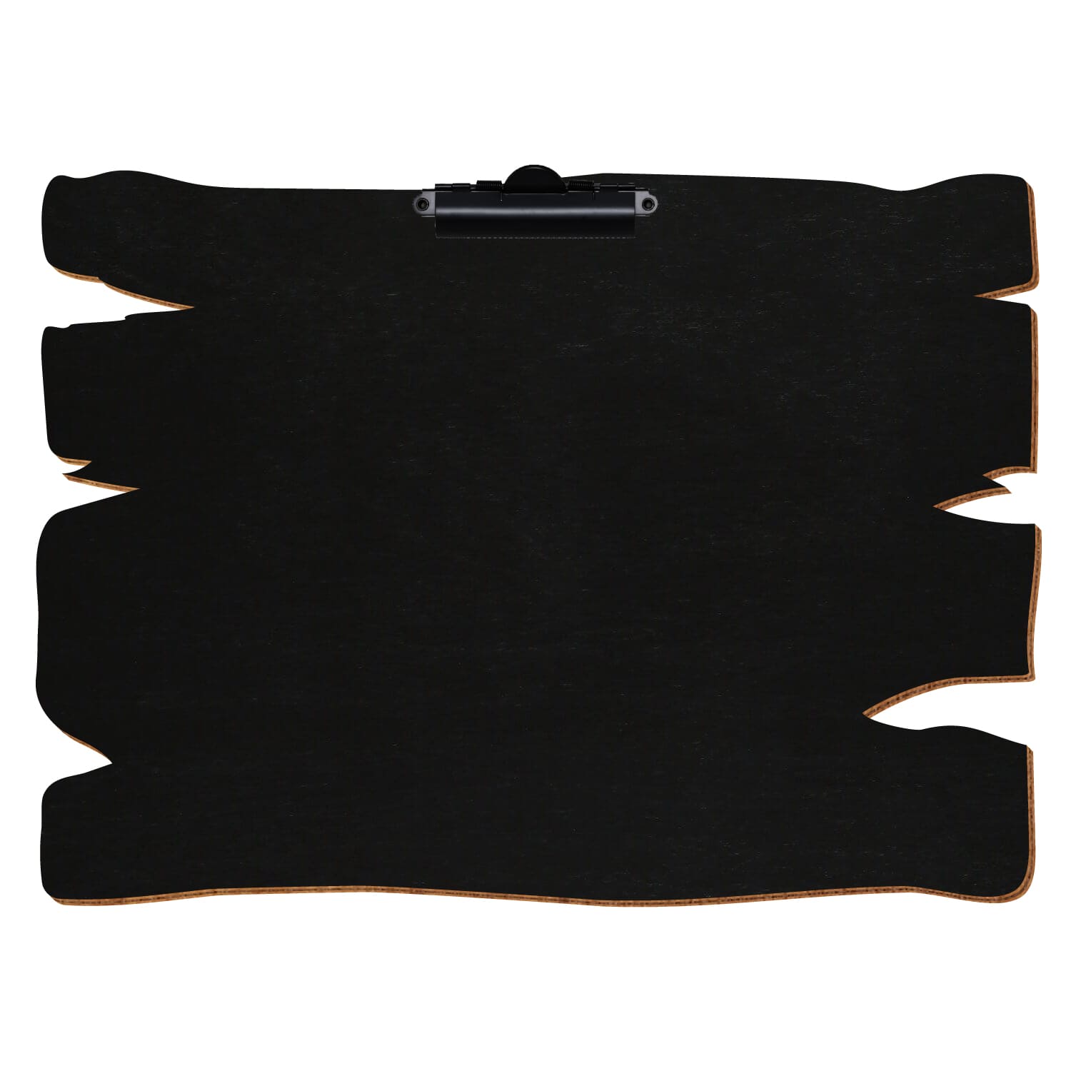 Klemmbrett Holzbrettform Schwarz A3 querkant Zahnklemme schwarz