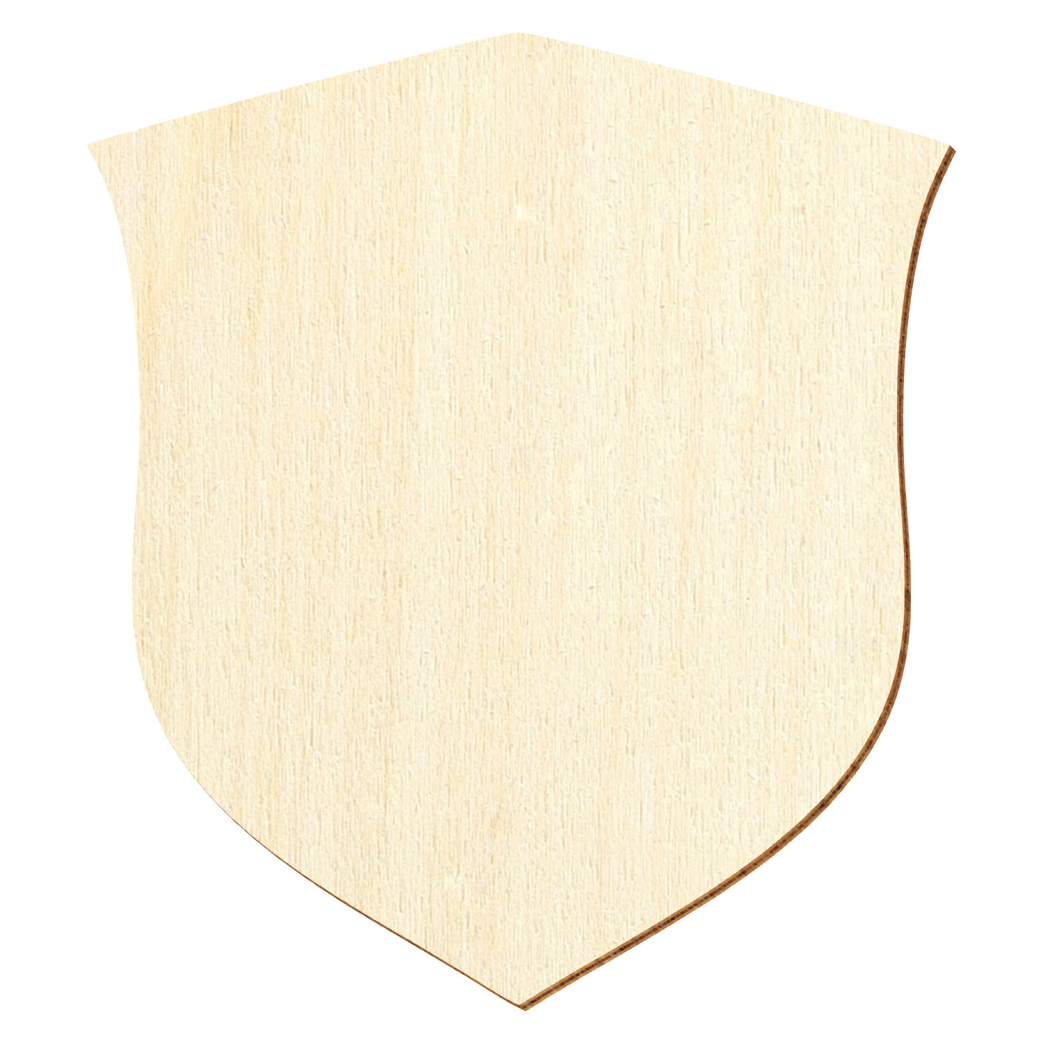 Wappenschild V2 Holz Zuschnitt 3-50cm