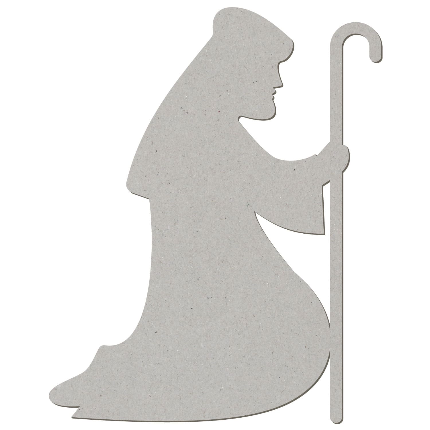 Krippenfigur Betender Josef V1 Pappe Zuschnitt 5-50cm