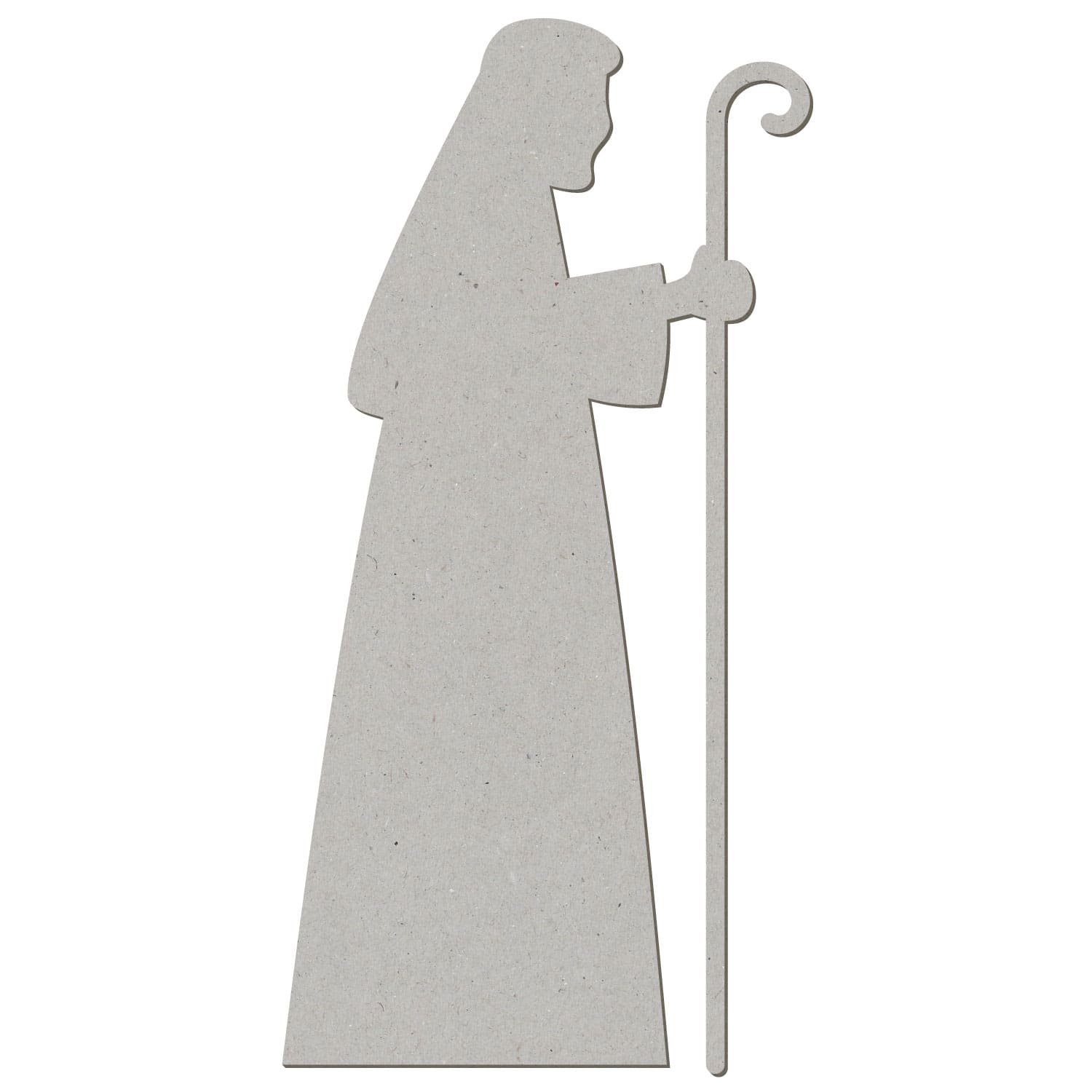Krippenfigur Betender Josef V2 Pappe Zuschnitt 5-50cm