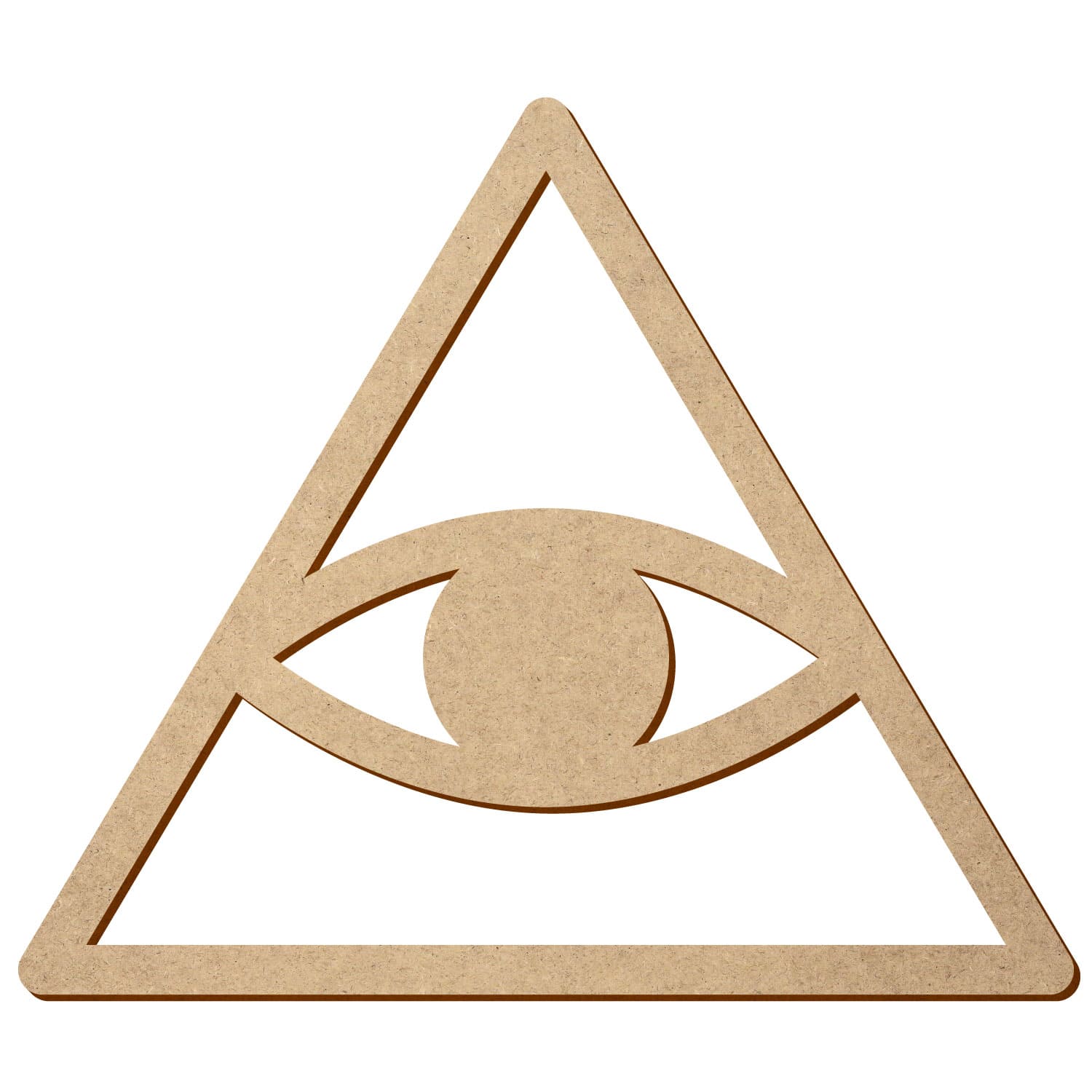 Allsehendes Auge Caodaismus MDF Zuschnitt 5-50cm