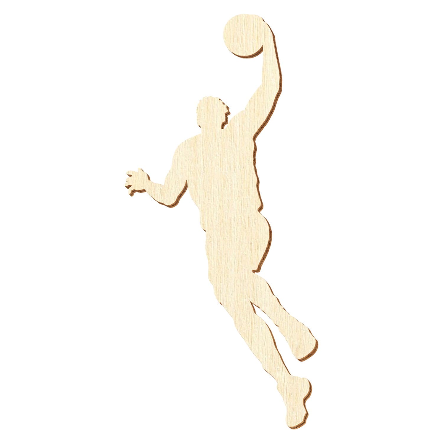 Basketball Spieler 1 Holz Zuschnitt 5-50cm