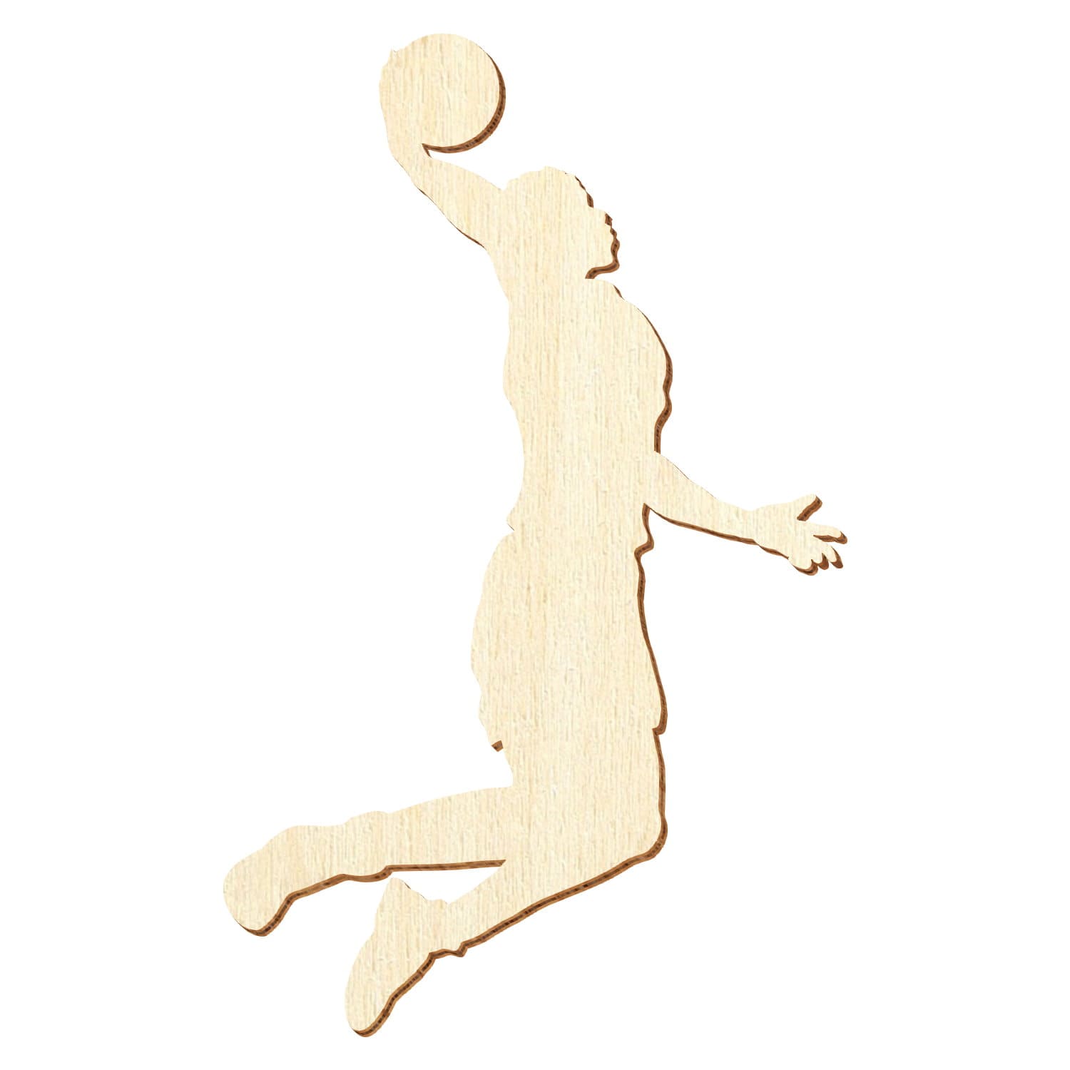 Basketball Spieler 2 Holz Zuschnitt 5-50cm