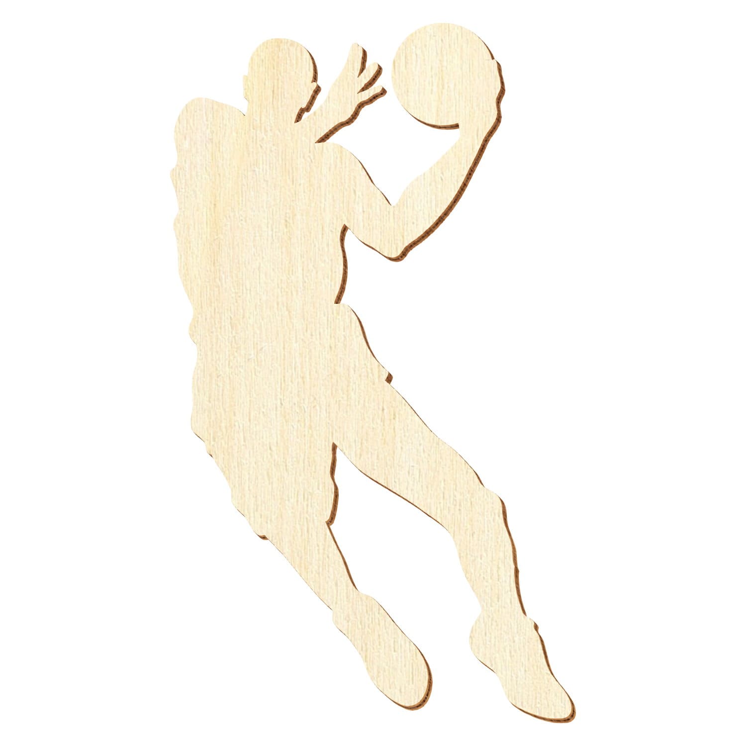 Basketball Spieler 3 Holz Zuschnitt 5-50cm
