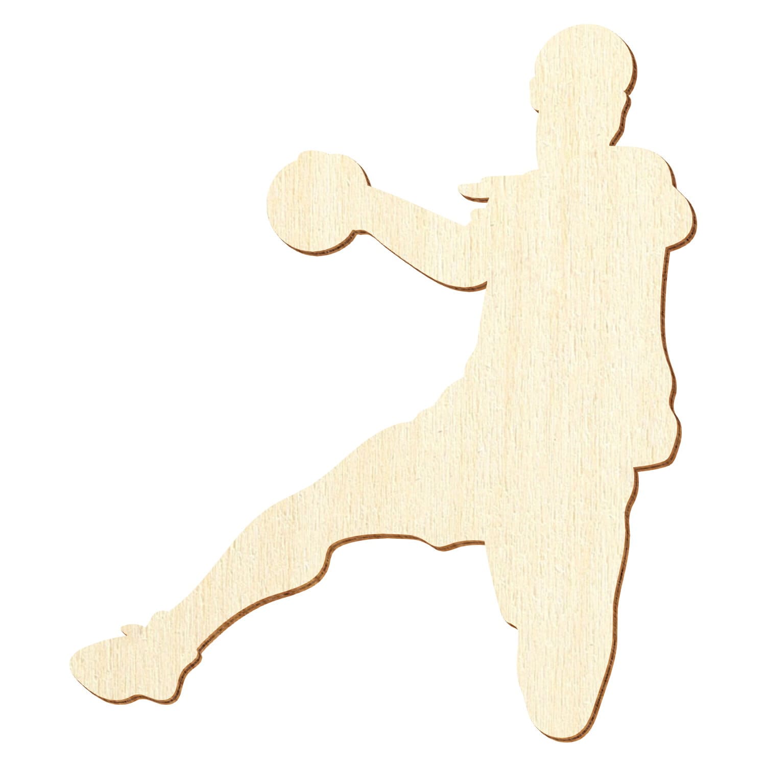 Handball Spieler Holz Zuschnitt 5-50cm