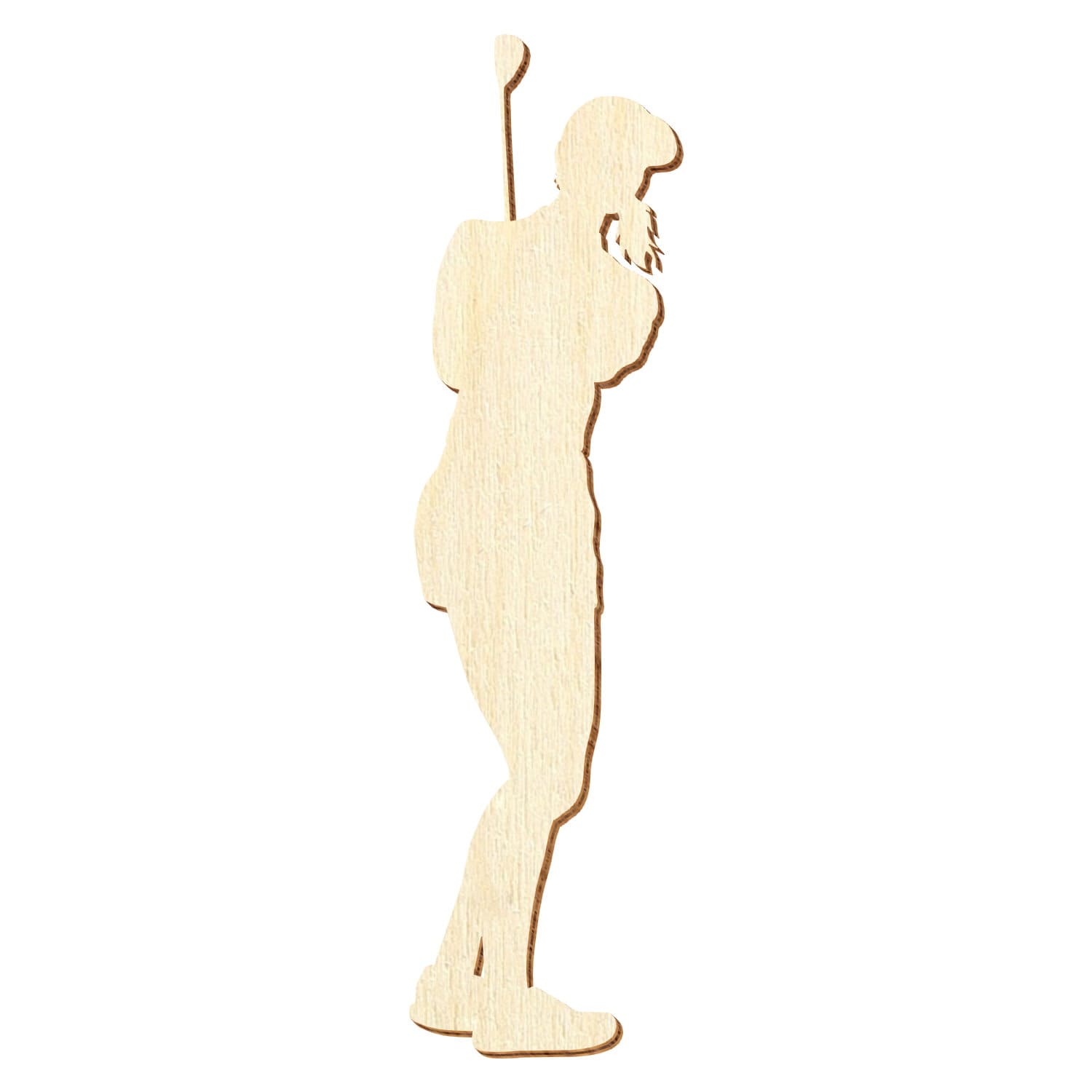 Golf Spielerin Golferin 1 Holz Zuschnitt 5-50cm