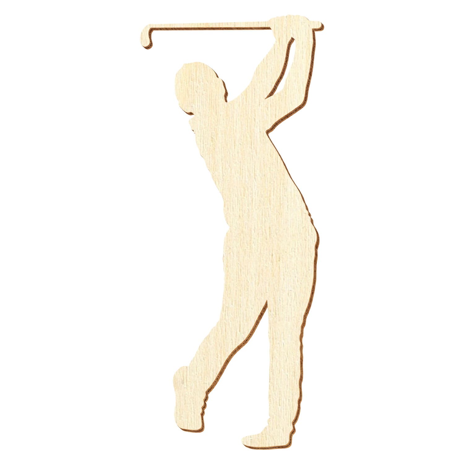 Golf Spieler Golfer 4 Holz Zuschnitt 5-50cm