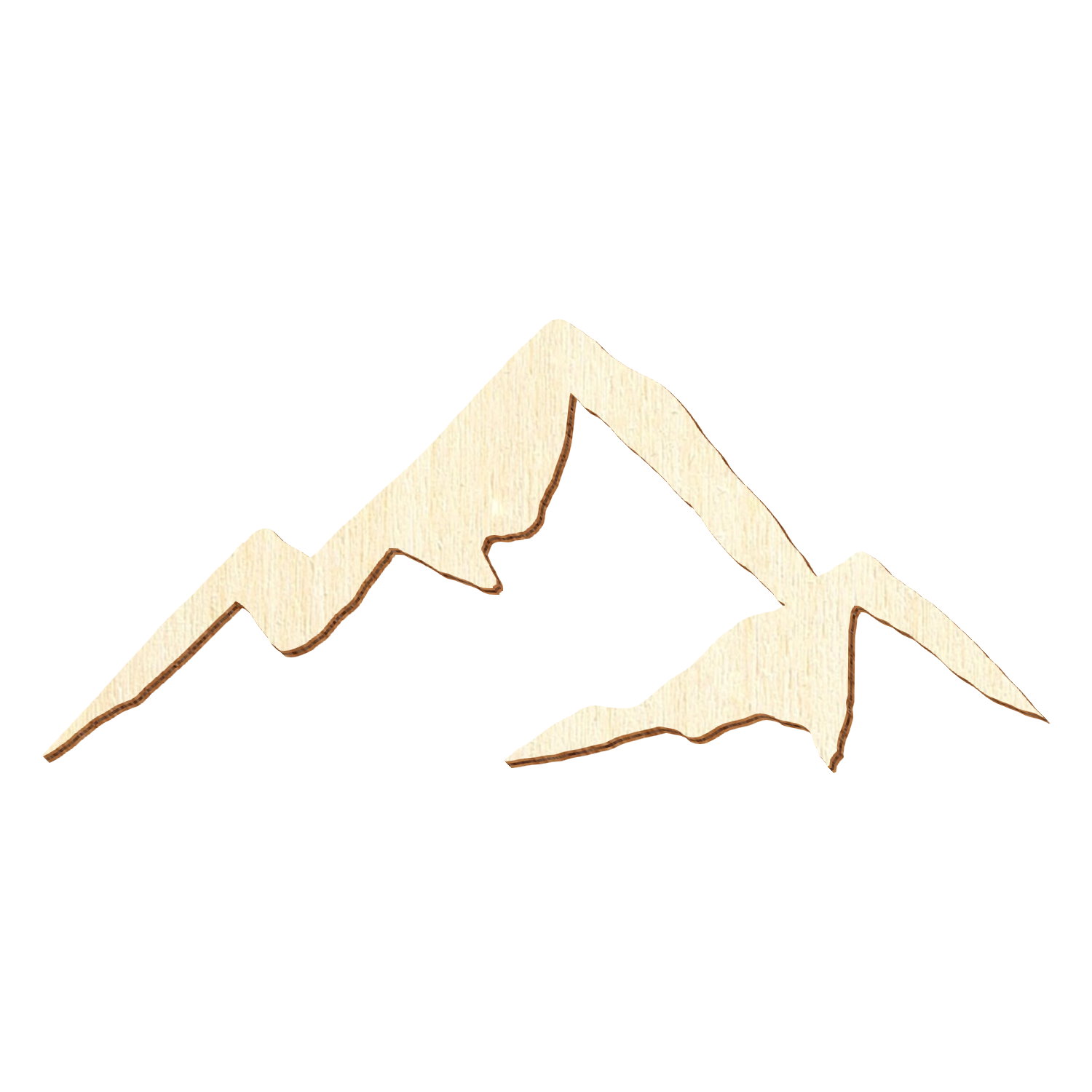 Berg Mountain 2 Holz Zuschnitt 5-50cm