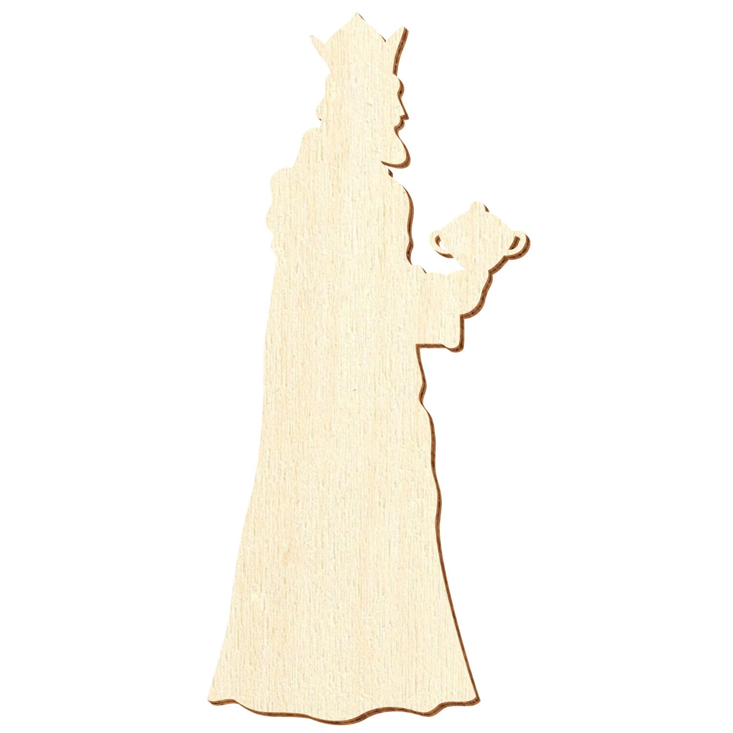 Heiliger König V1 Holz Zuschnitt 5-50cm