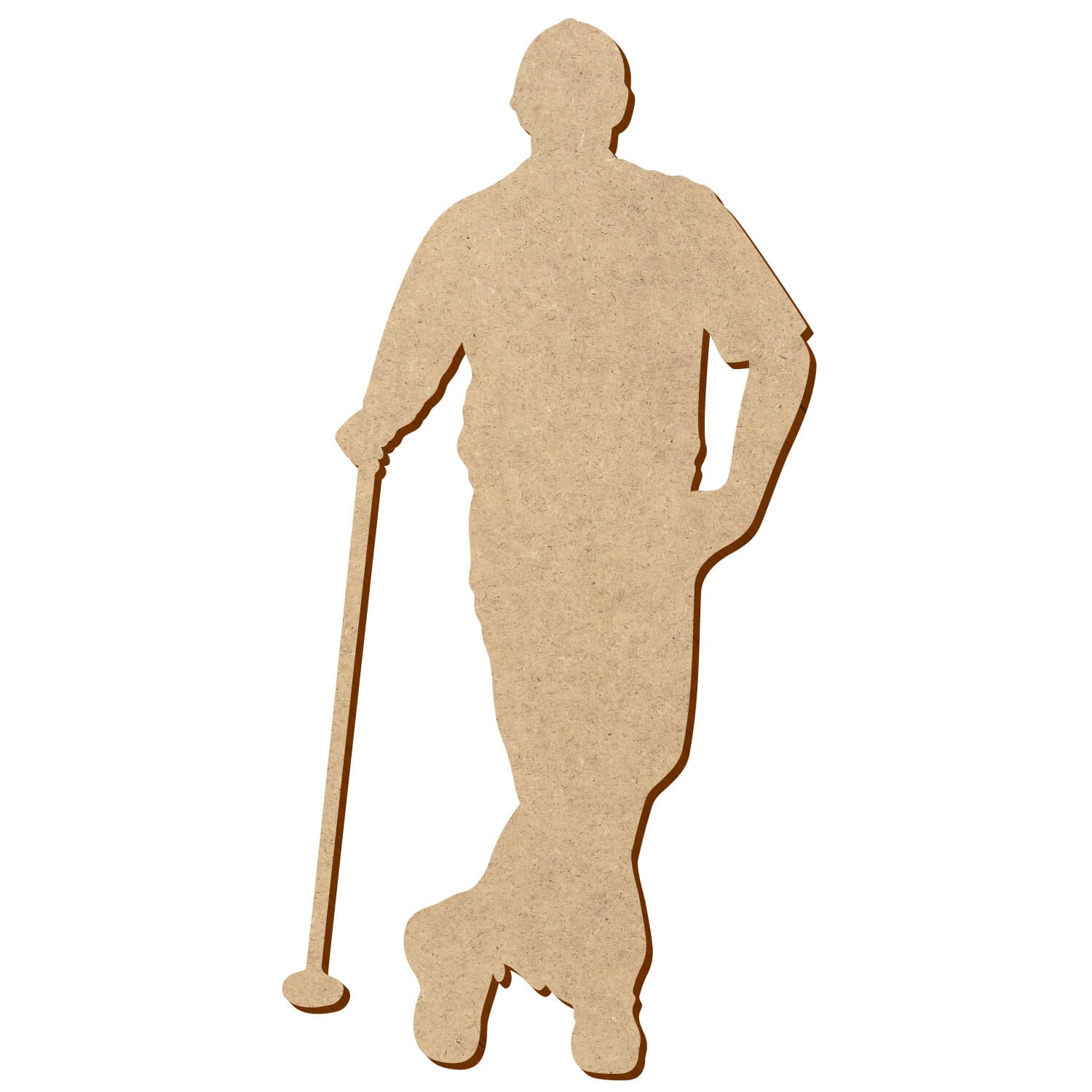 Golf Spieler Golfer 1 MDF Zuschnitt 5-50cm