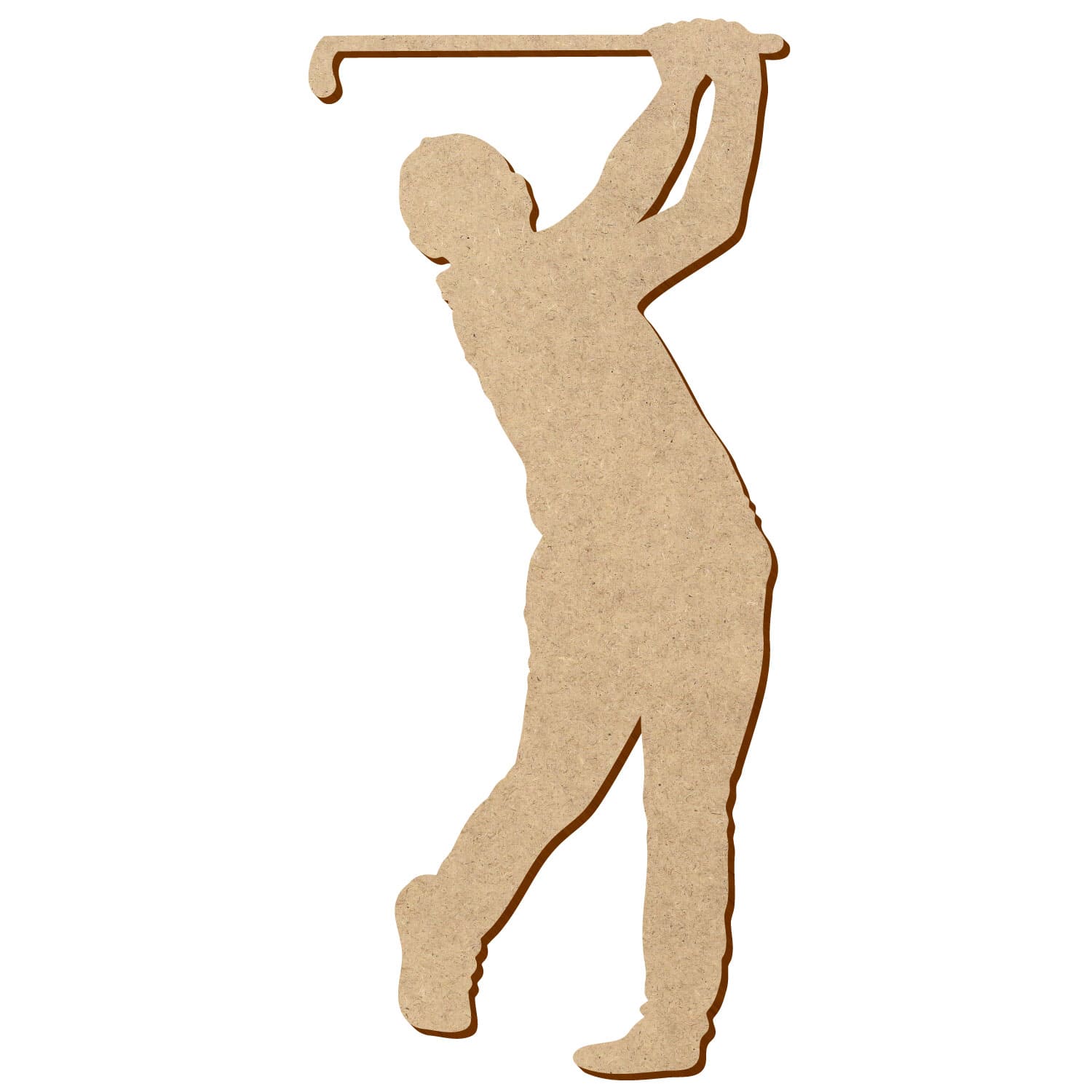 Golf Spieler Golfer 4 MDF Zuschnitt 5-50cm