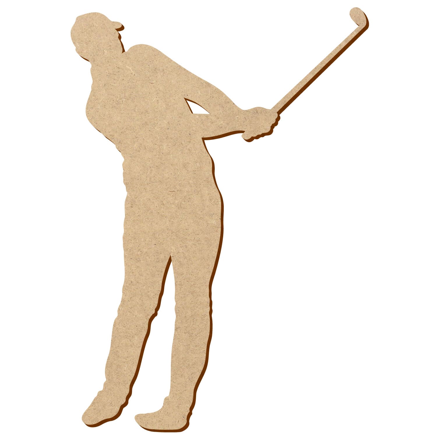 Golf Spieler Golfer 5 MDF Zuschnitt 5-50cm