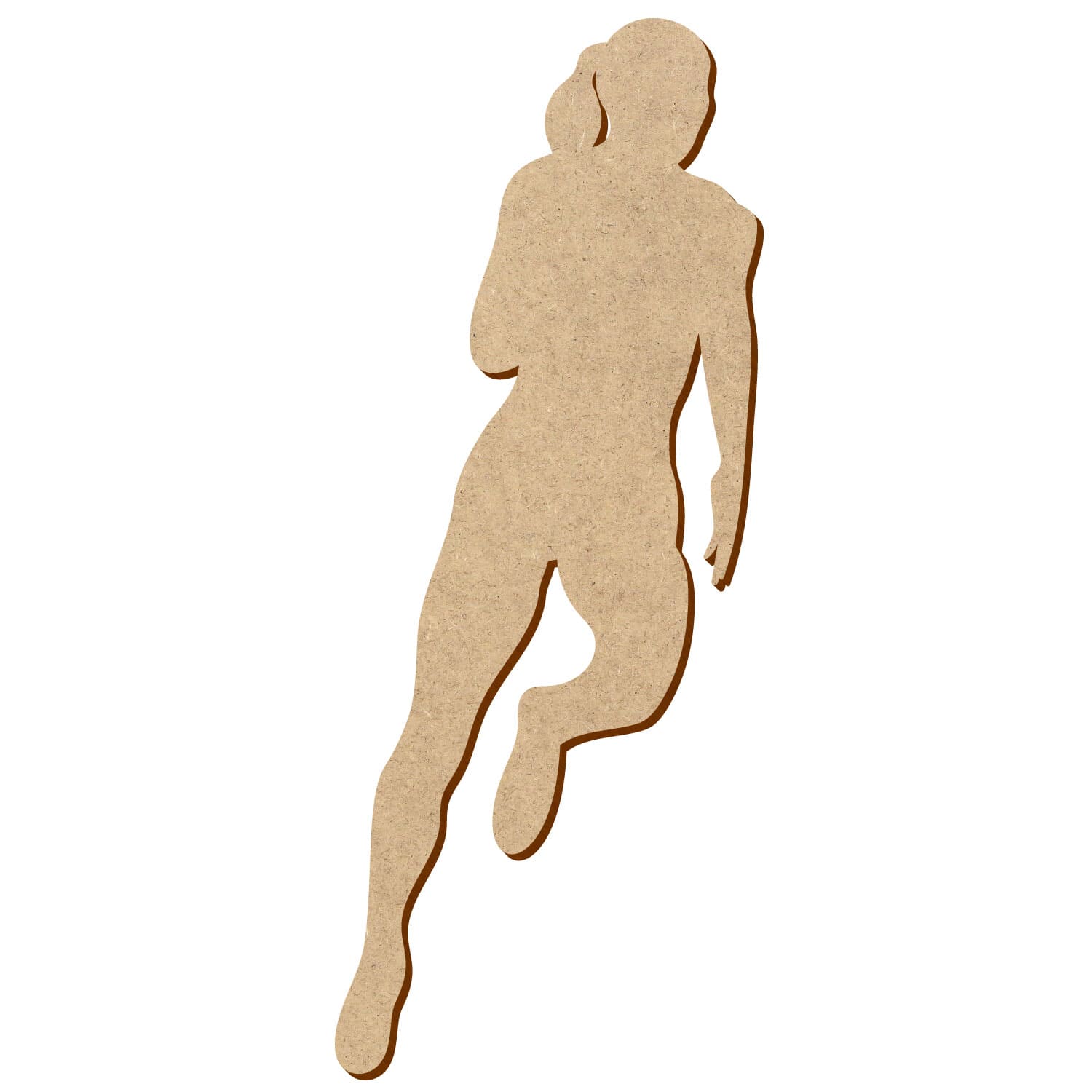 Sprinterin Läuferin 3 MDF Zuschnitt 5-50cm